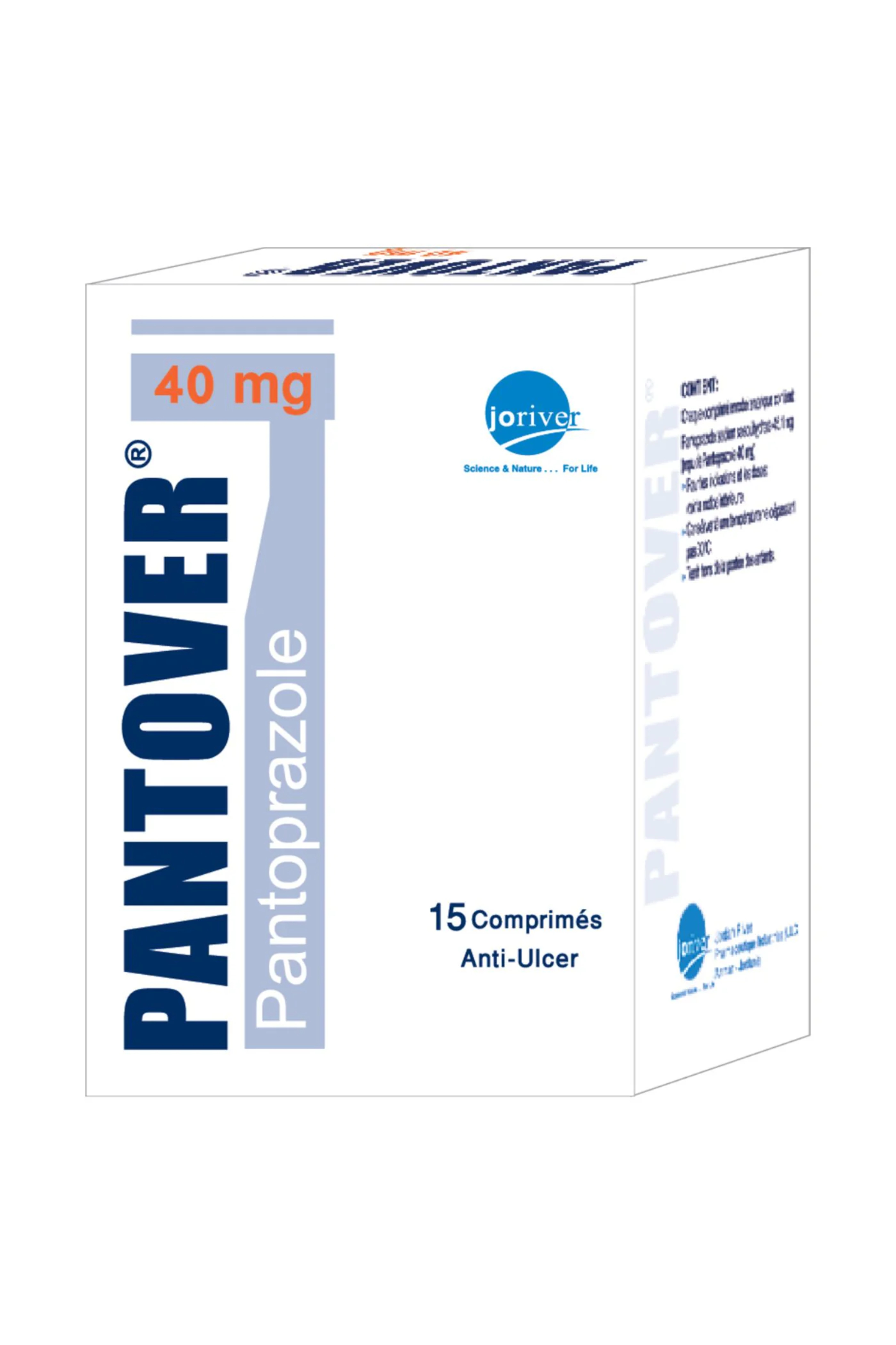 PANTOVER 40MG E/C TAB 15'S
