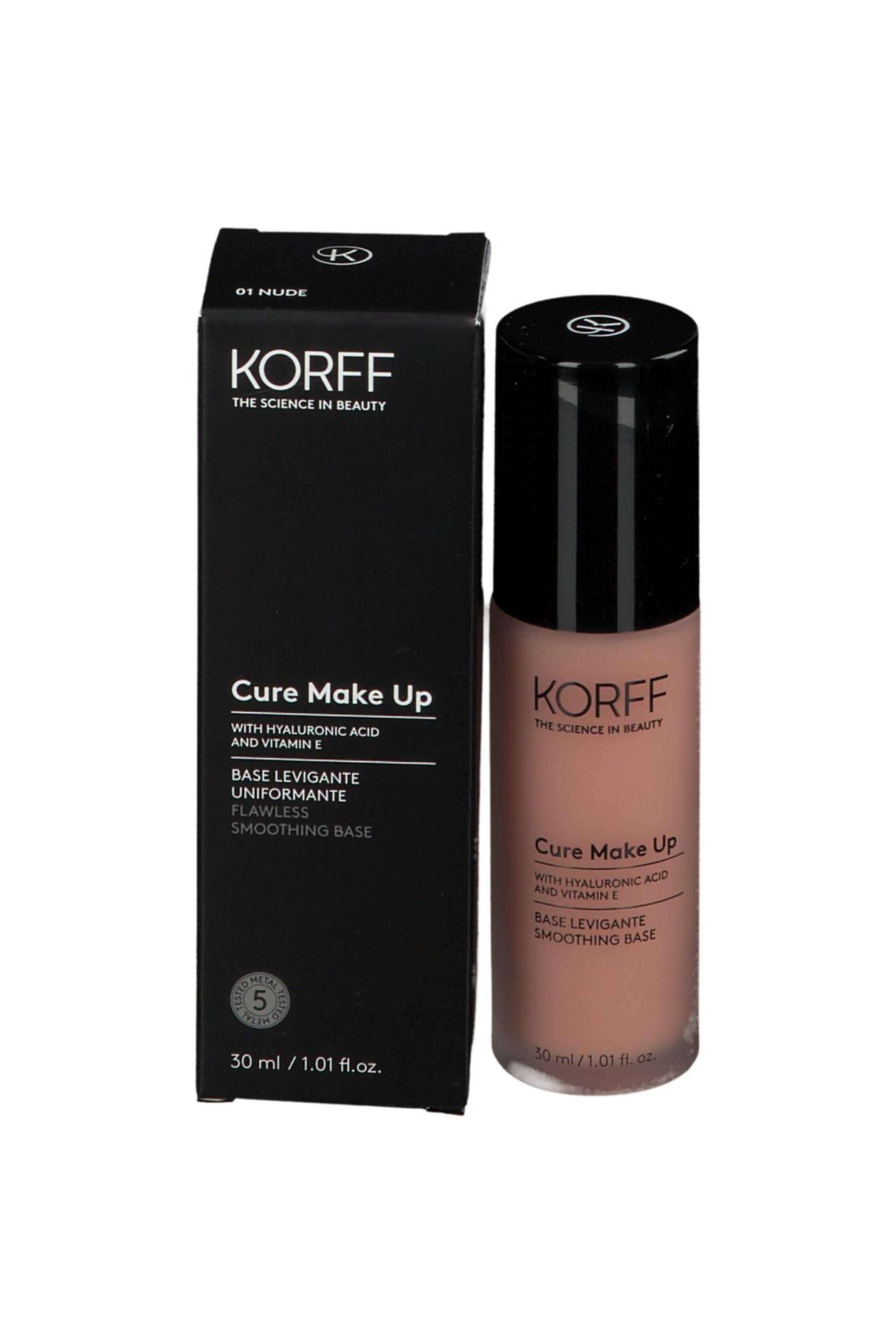 KORFF CURE MAKE UP FLAWLESS SMOOTHING BASE 01 NUDE 30 ml