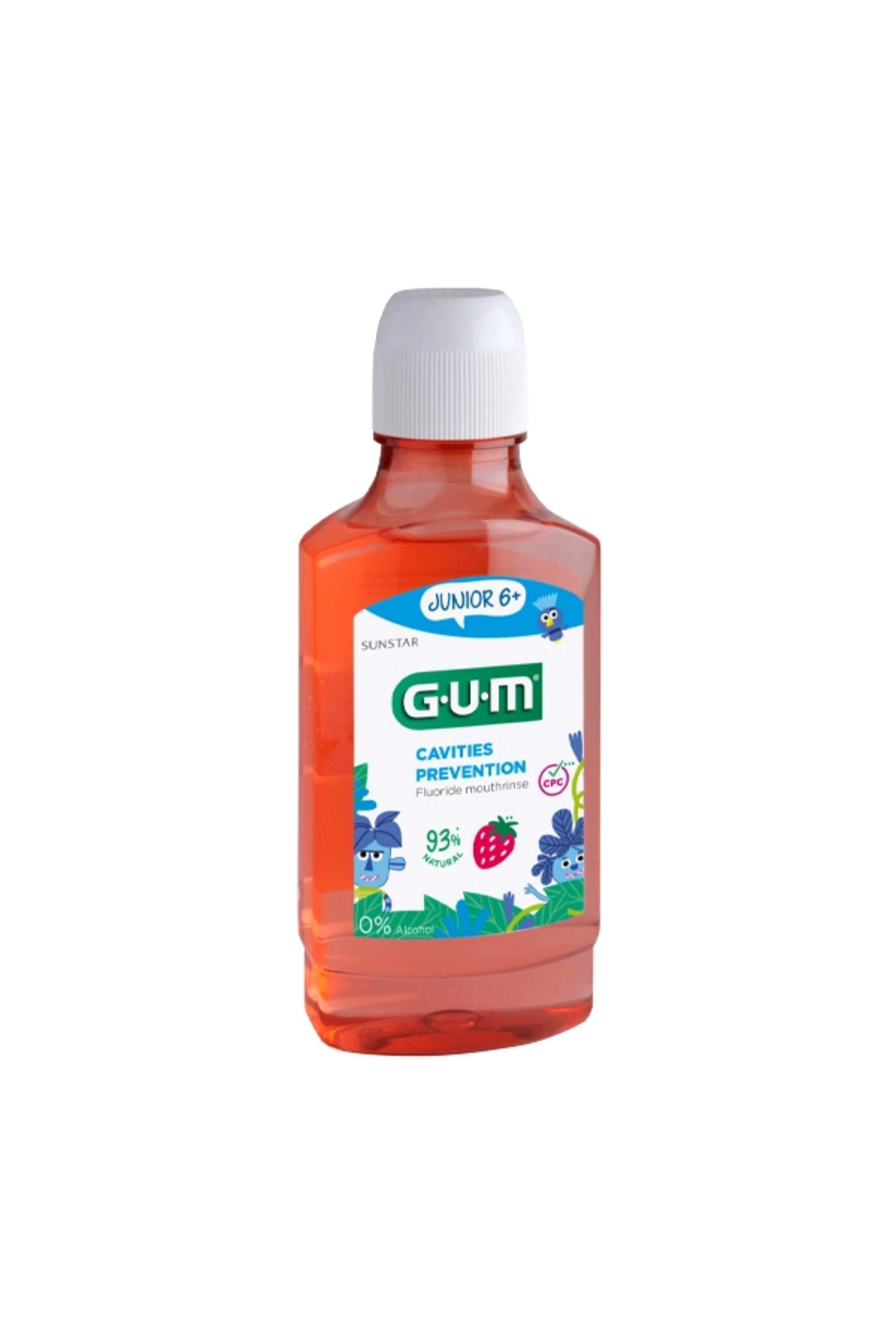 GUM JUNIOR 6+ MOUTHWASH 300ML