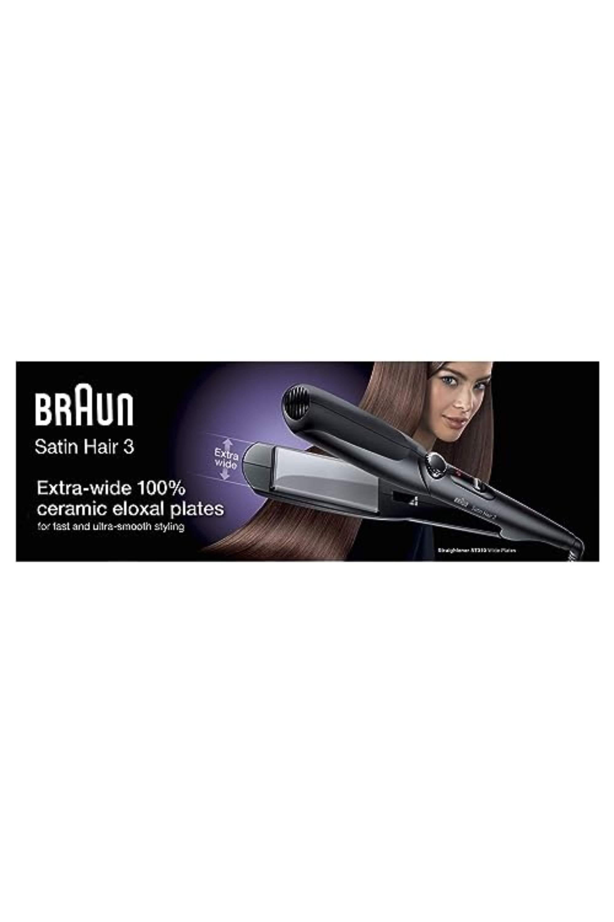 BRAUN SATIN HAIR 3 HAIR STRAIGHTENER ST310