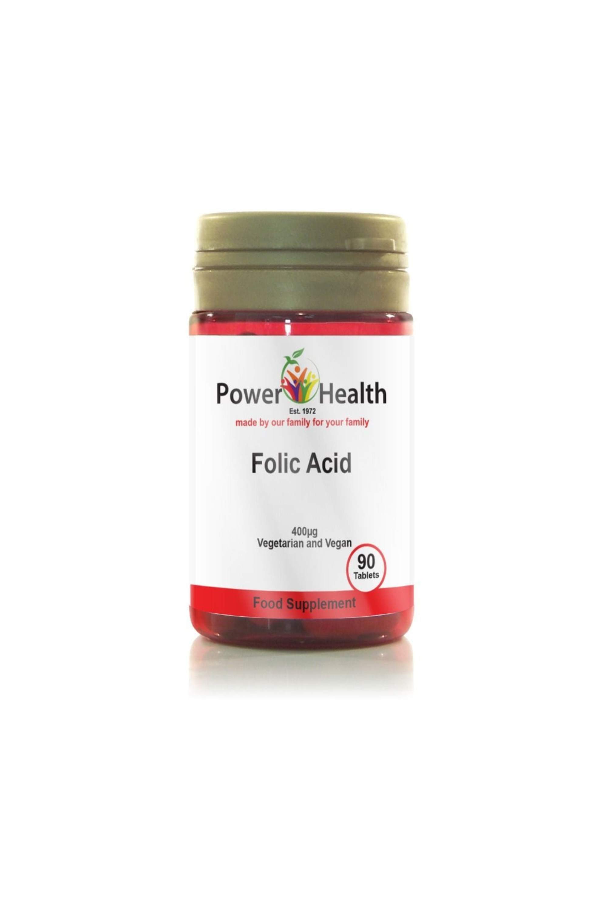 POWER HEALTH FOLIC ACID 90'S