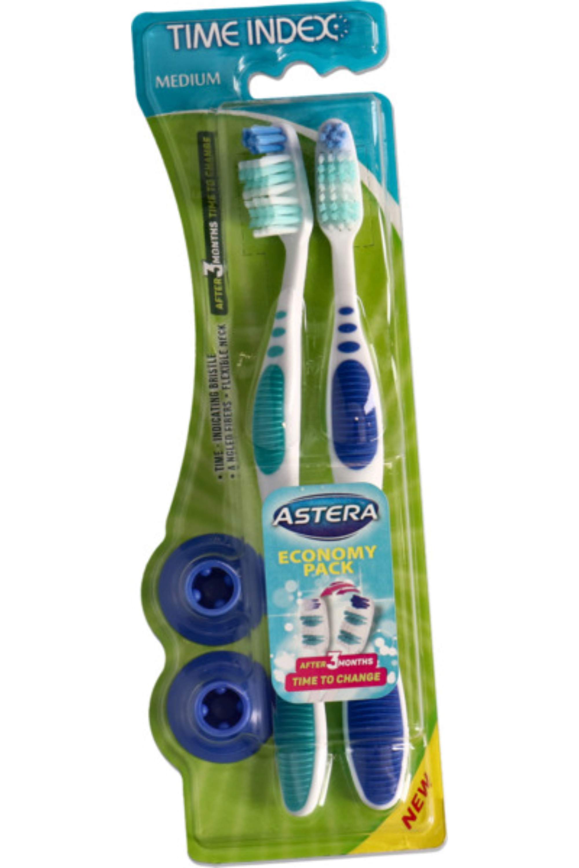 ASTERA TIME INDEX MEDIUM 2'S TOOTHBRUSH
