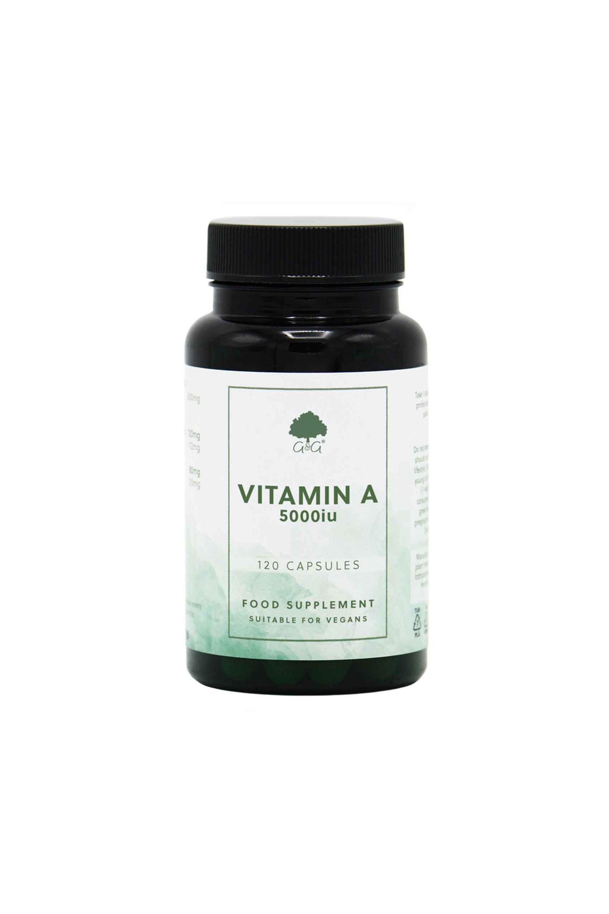 G&G VITAMIN A5000 IU CAP 120 S