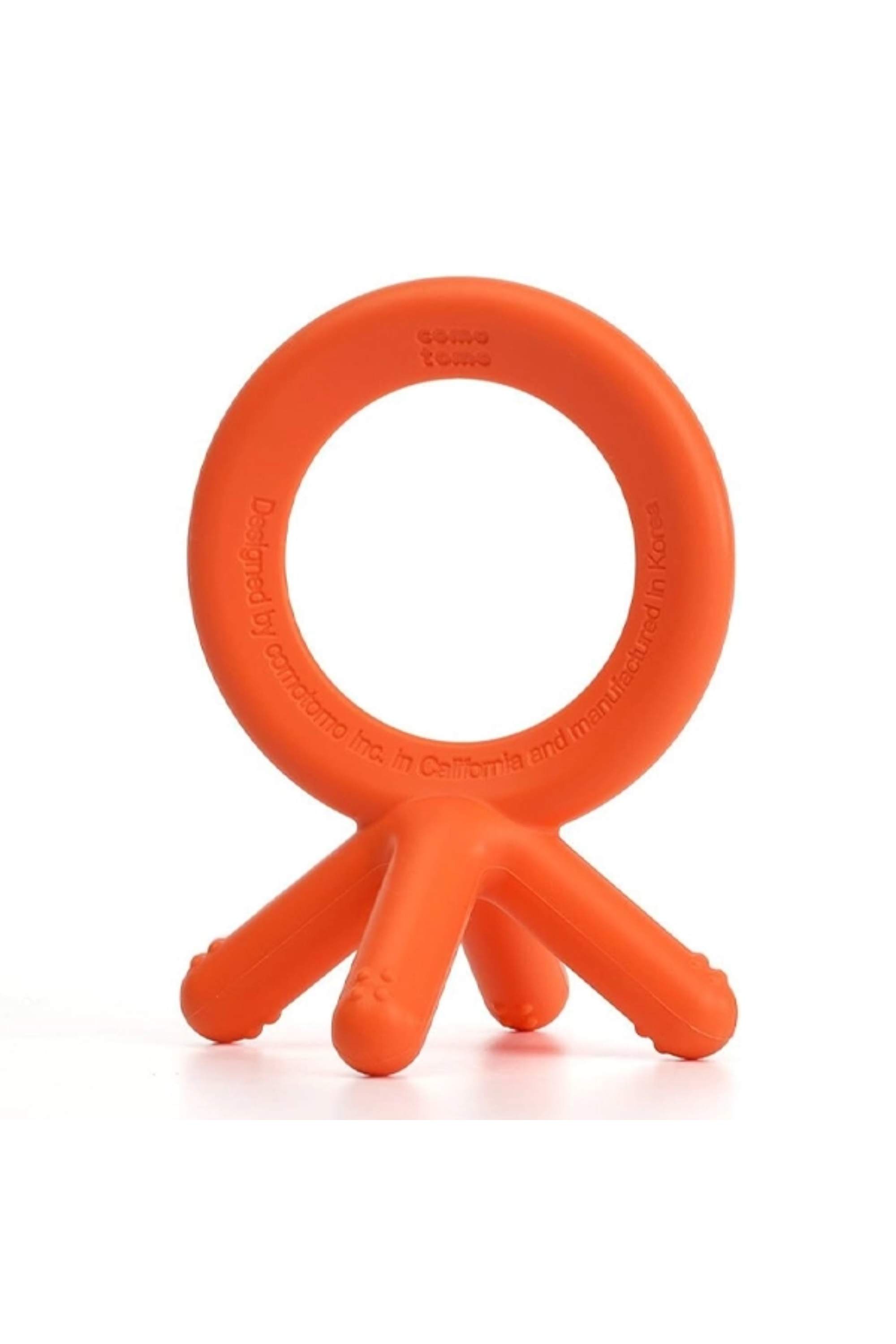 COMOTOMO SILICONE TEETHER-ORANGE-3M