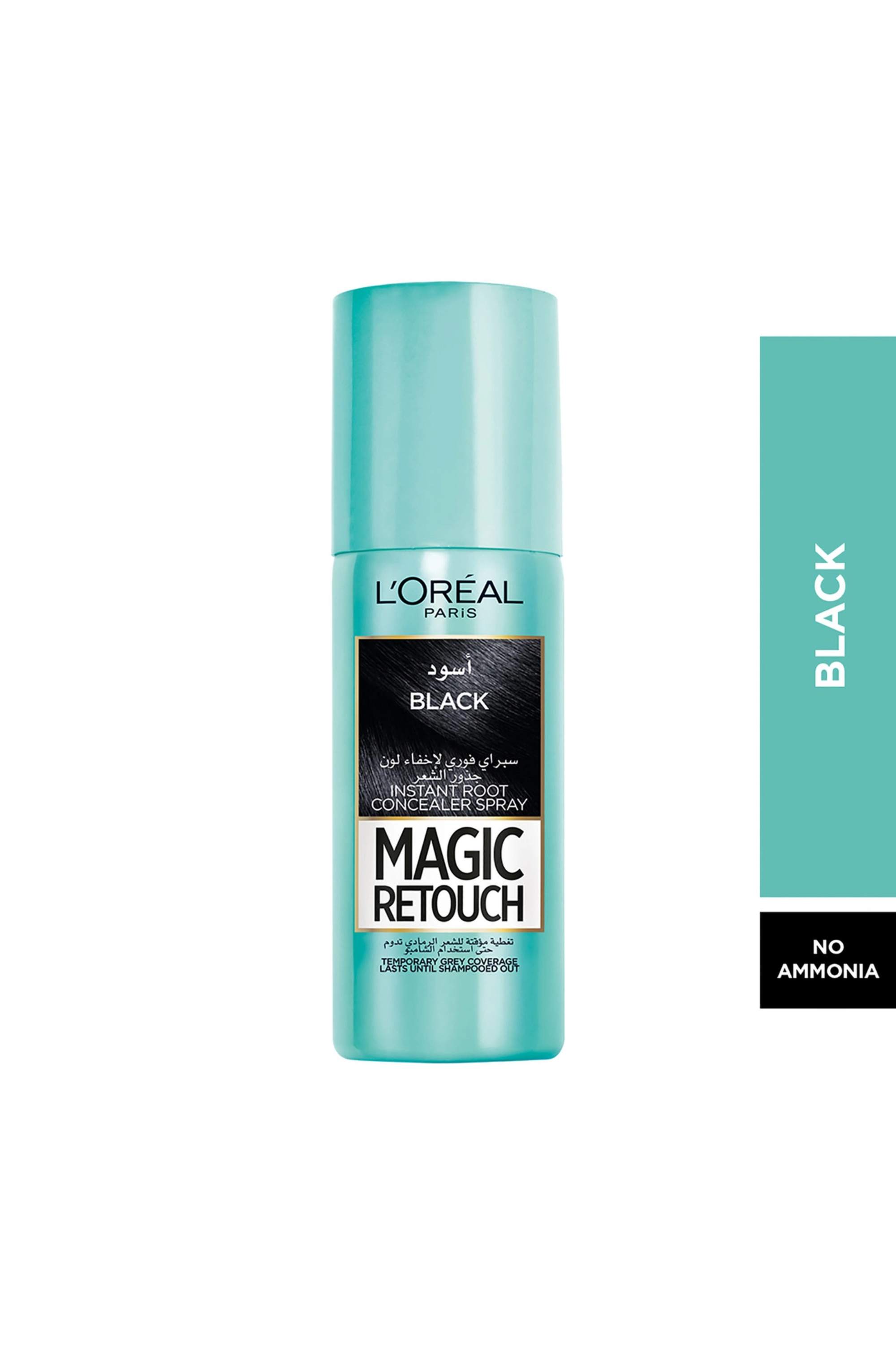 LOREAL MAGIC RETOUCH SPARY COLOR BLACK 1