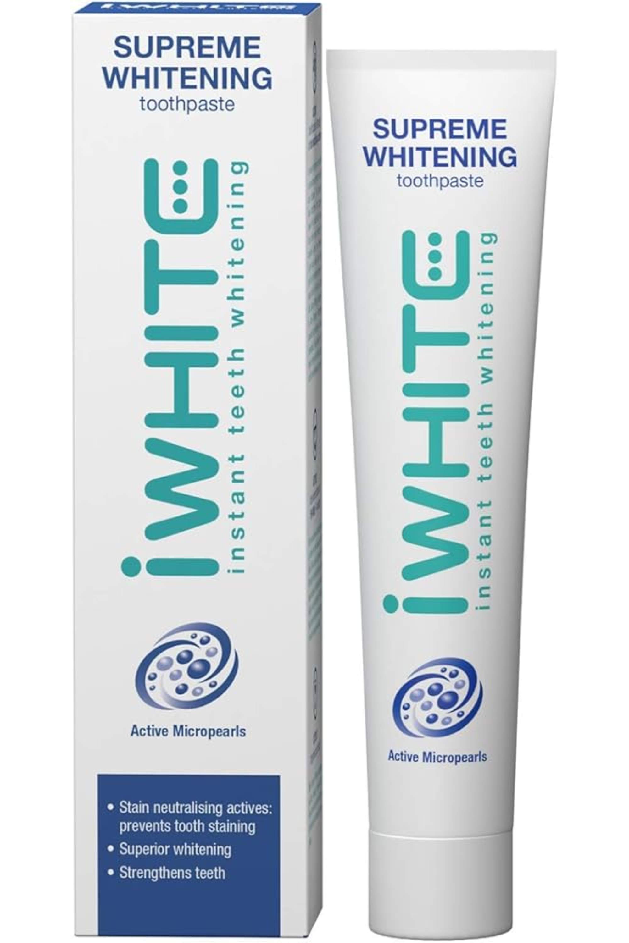 IWHITE SUPREME WHITENING TOOTHPASTE 75 ML