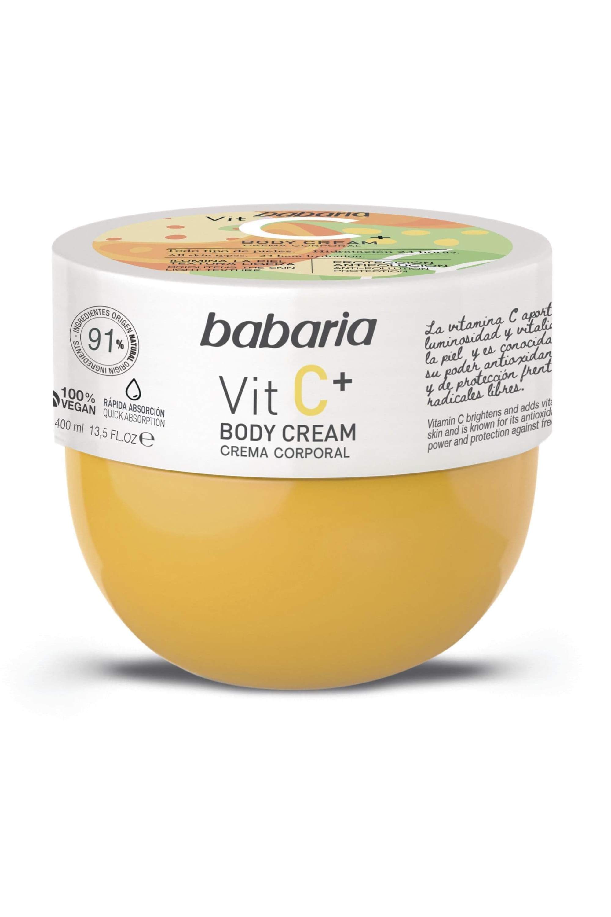 BABARIA VITAMIN C BODY CREAM 400ML