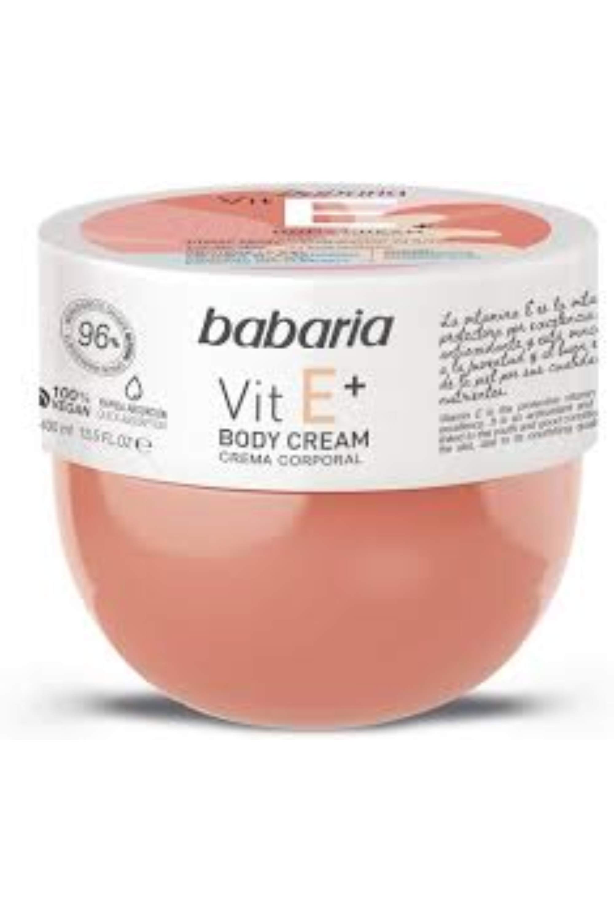 BABARIA VITAMIN E BODY CREAM 400ML
