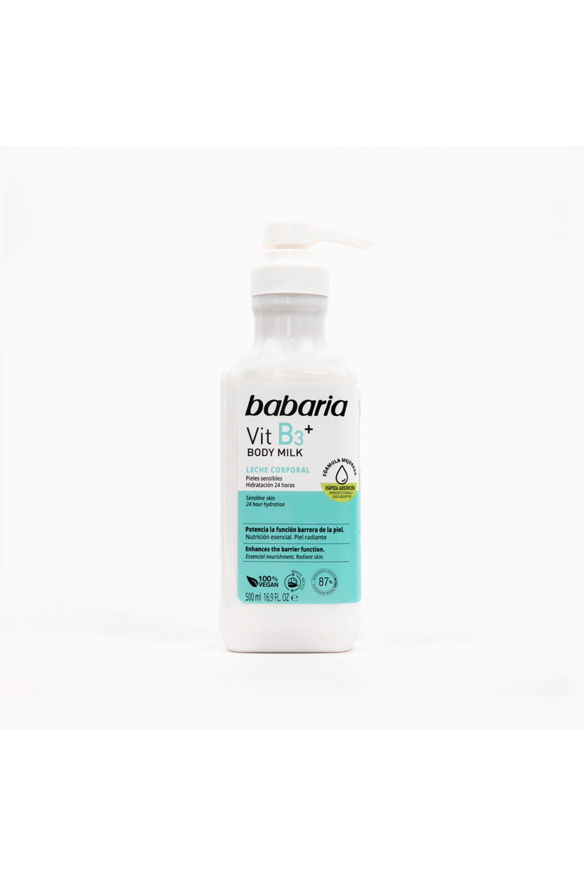 BABARIA VITAMINVIT B3 BODY MILK 500ML