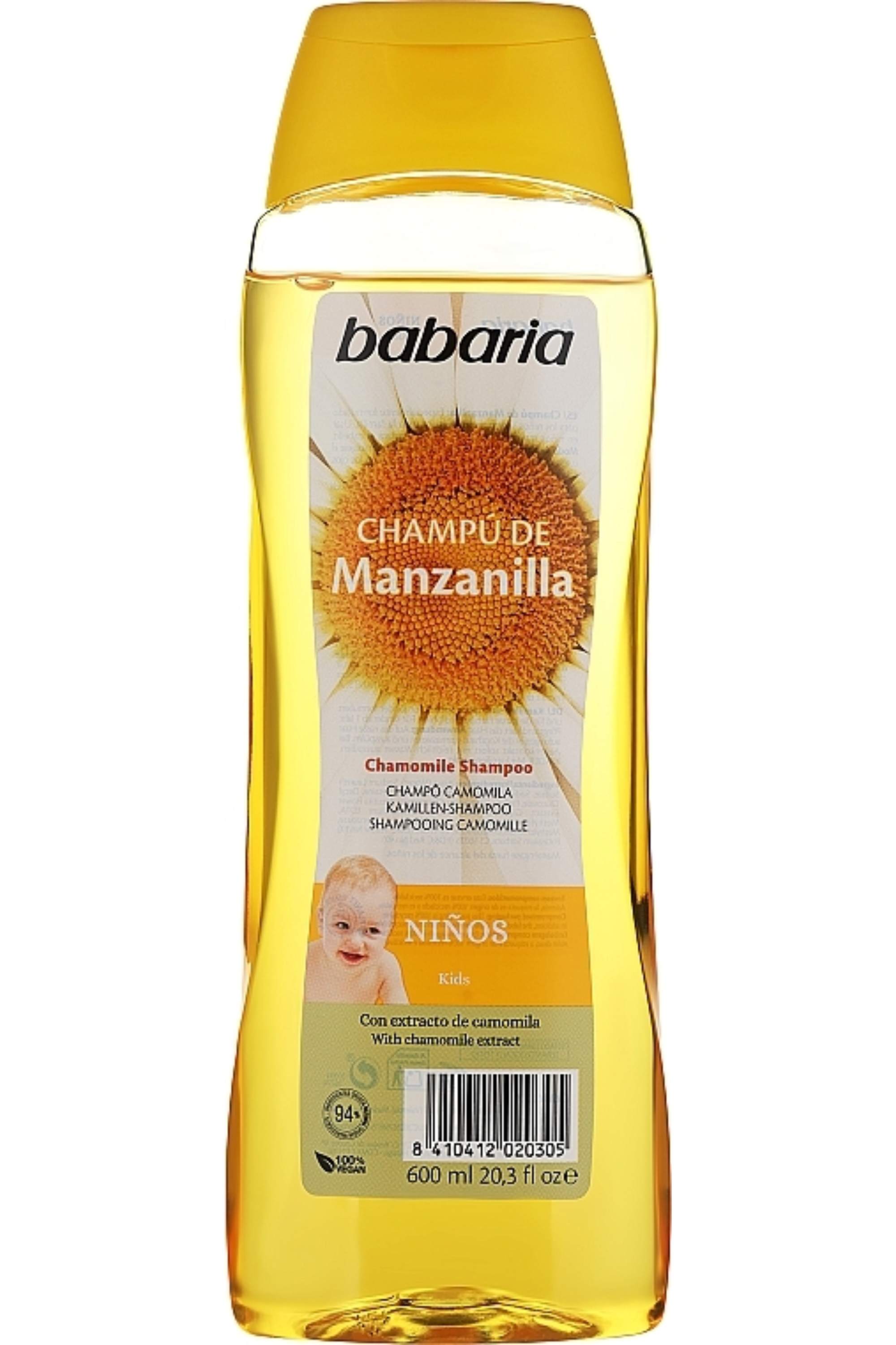 BABARIA CHAMOMILE SHAMPOO 600ML