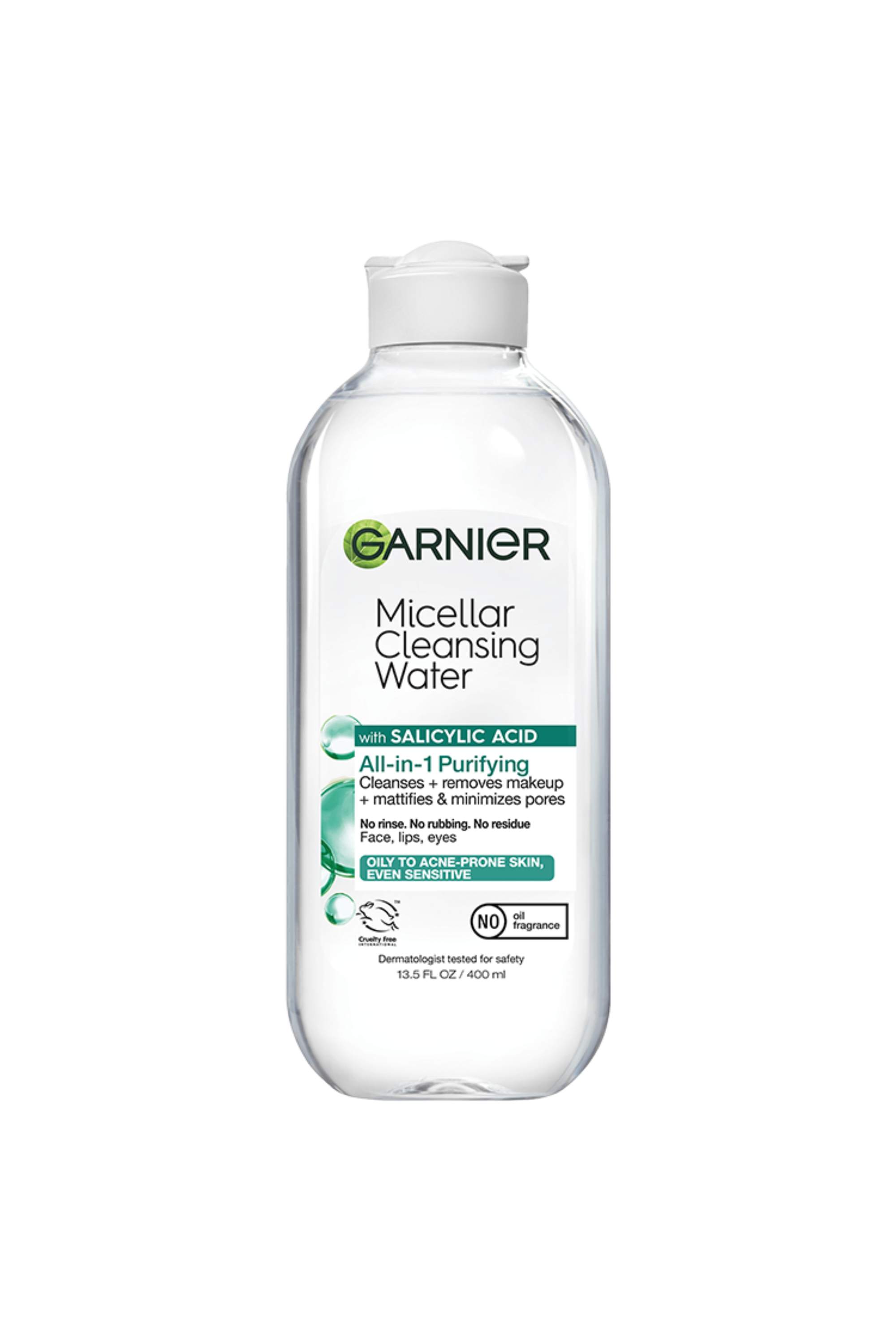 GARNIER SKIN ACTIVE MICELLAR CLEANSING WATER SALICYLIC ACID  400ML