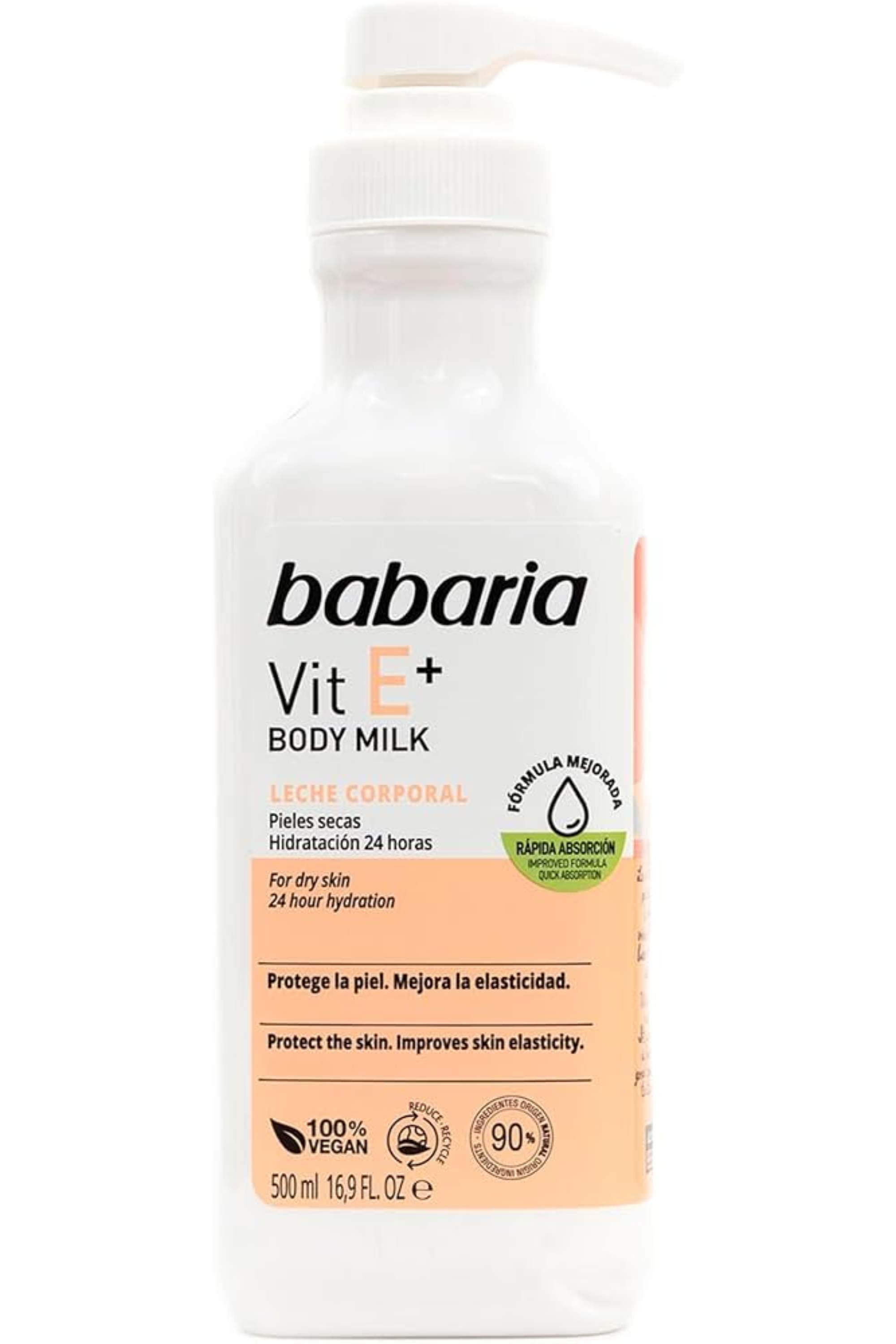 BABARIA  VIT E Body Milk 500ml