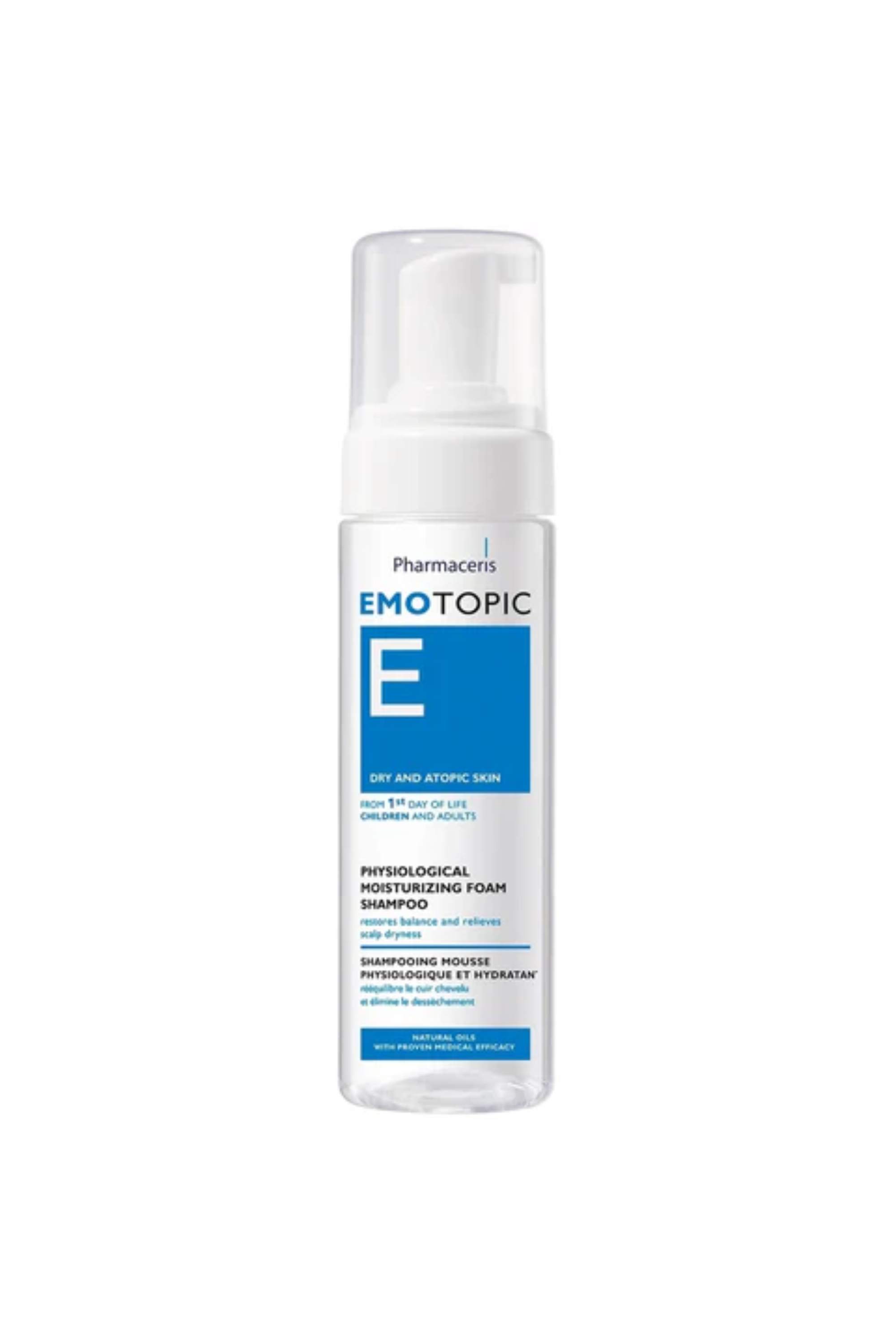 PHARMACERIS EMOTOPIC 3IN1 WASH GEL FOR FACE BODY AND HAIR 200ML