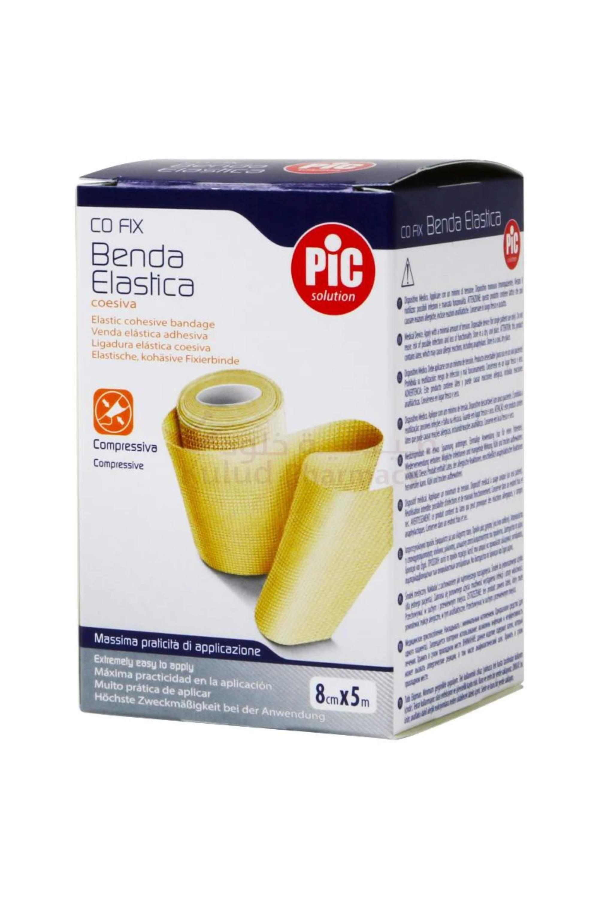 Pic Elastic Co Fix (8 X 5M) Bandage 1 PC