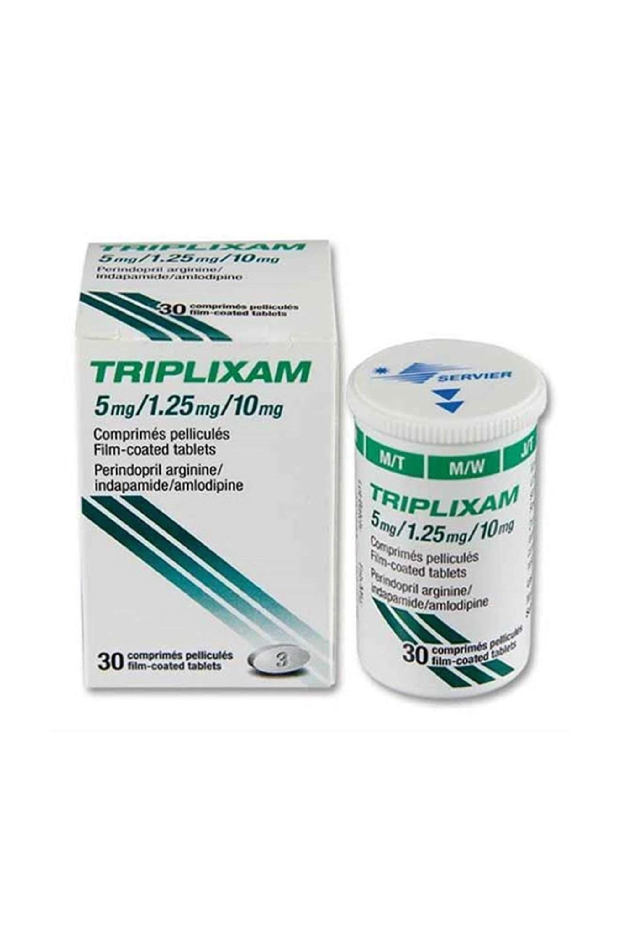 TRIPLIXAM 5/1.25/10MG TAB 30'S