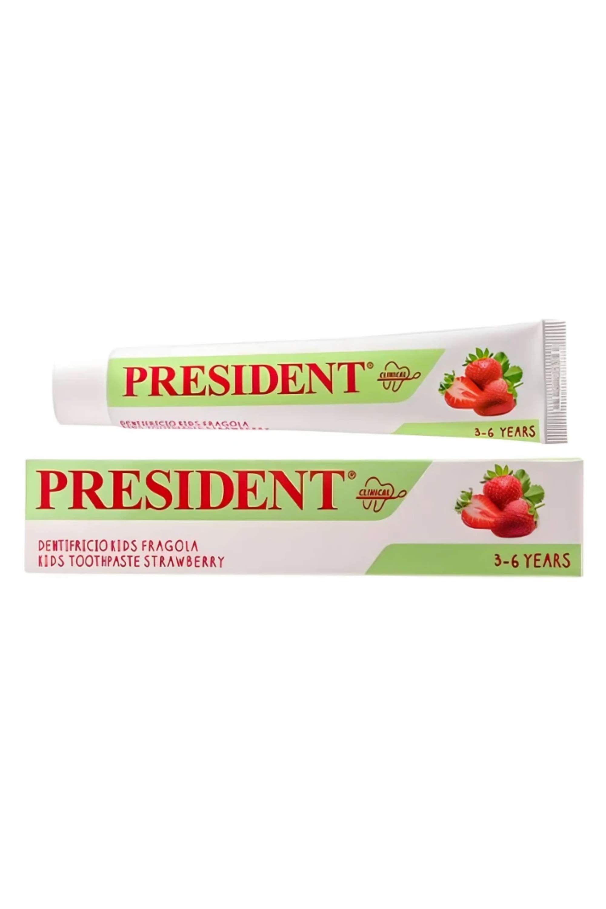 PRESIDENT KIDS 3 - 6 T/P  STRAWBERRY 50ML