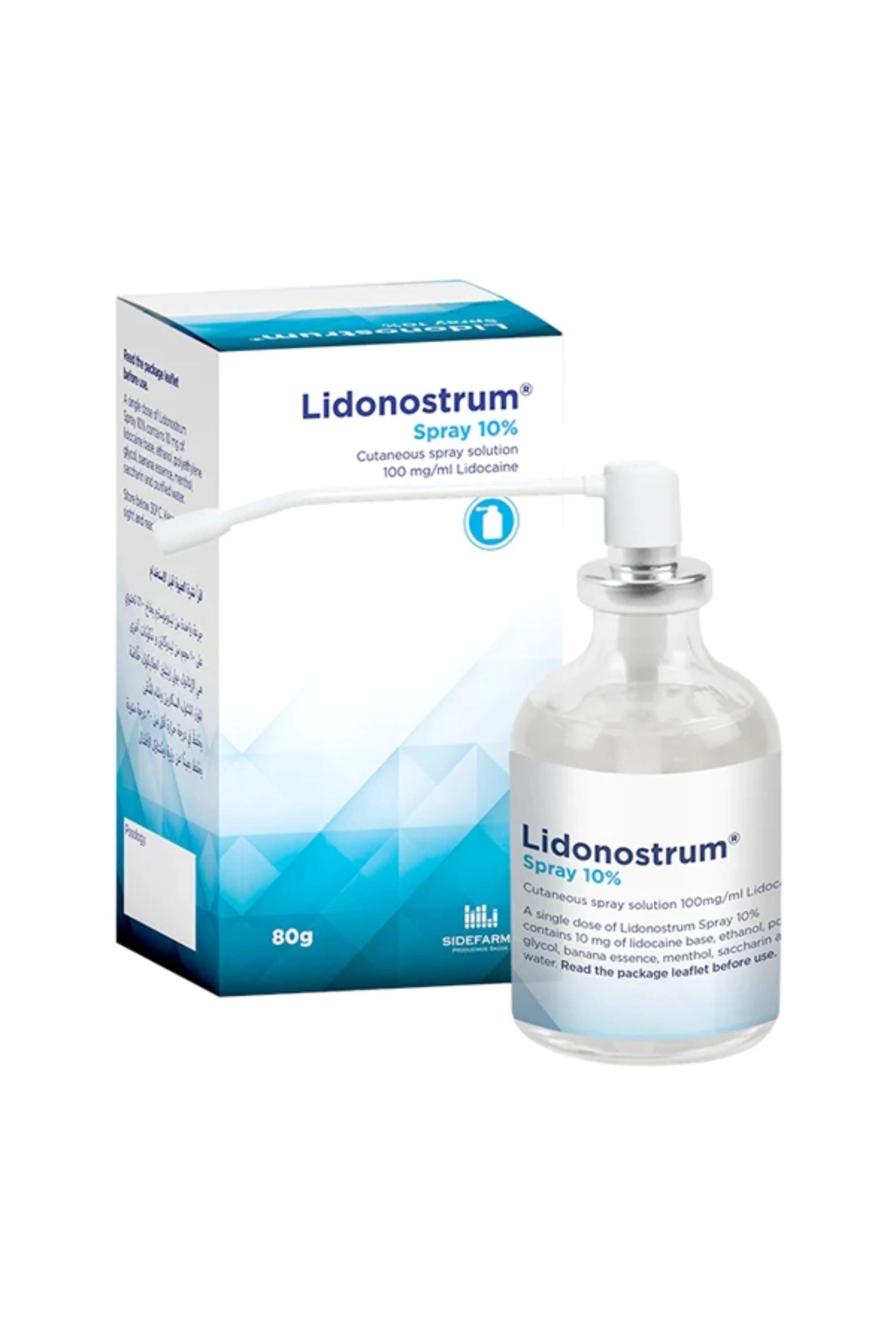 LIDONOSTRUM 10% SPRAY 80GM