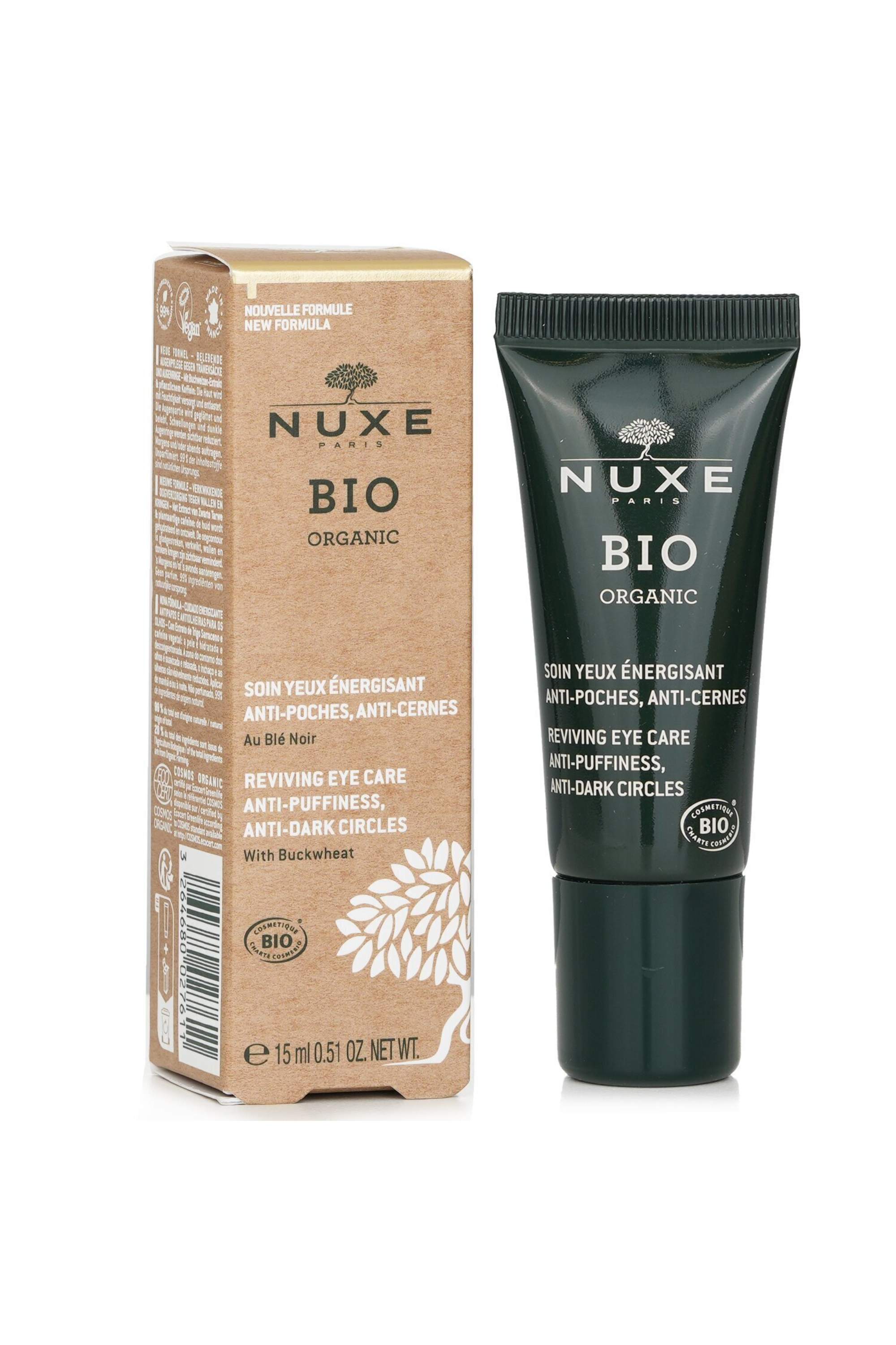 NUXE BIO ORGANIC BUCKWHEAT EYE CARE ENERGI 15 ANTI-PUFFINESS ,ANTI DARK CIRCLE REVIVING EYE CARE 15ML-VN021301