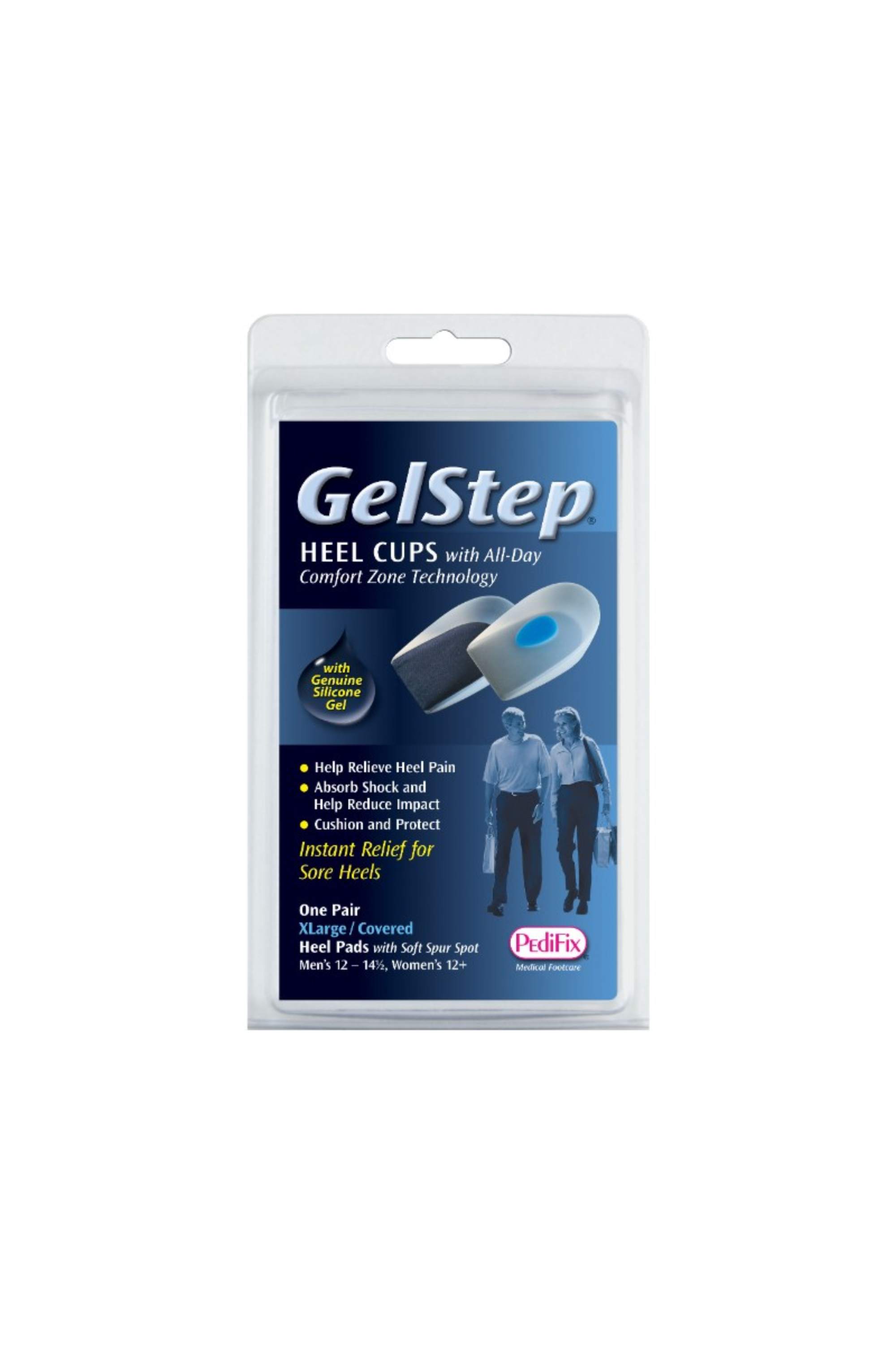 PEDIFIX GEL STEP HEEL CUPS SMALL