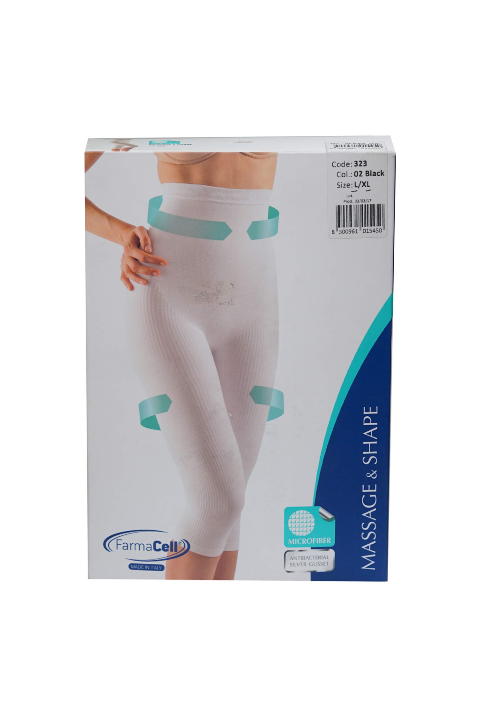 PHARMACELL MINI SHORT ART 302 BLACK COLOR S-M