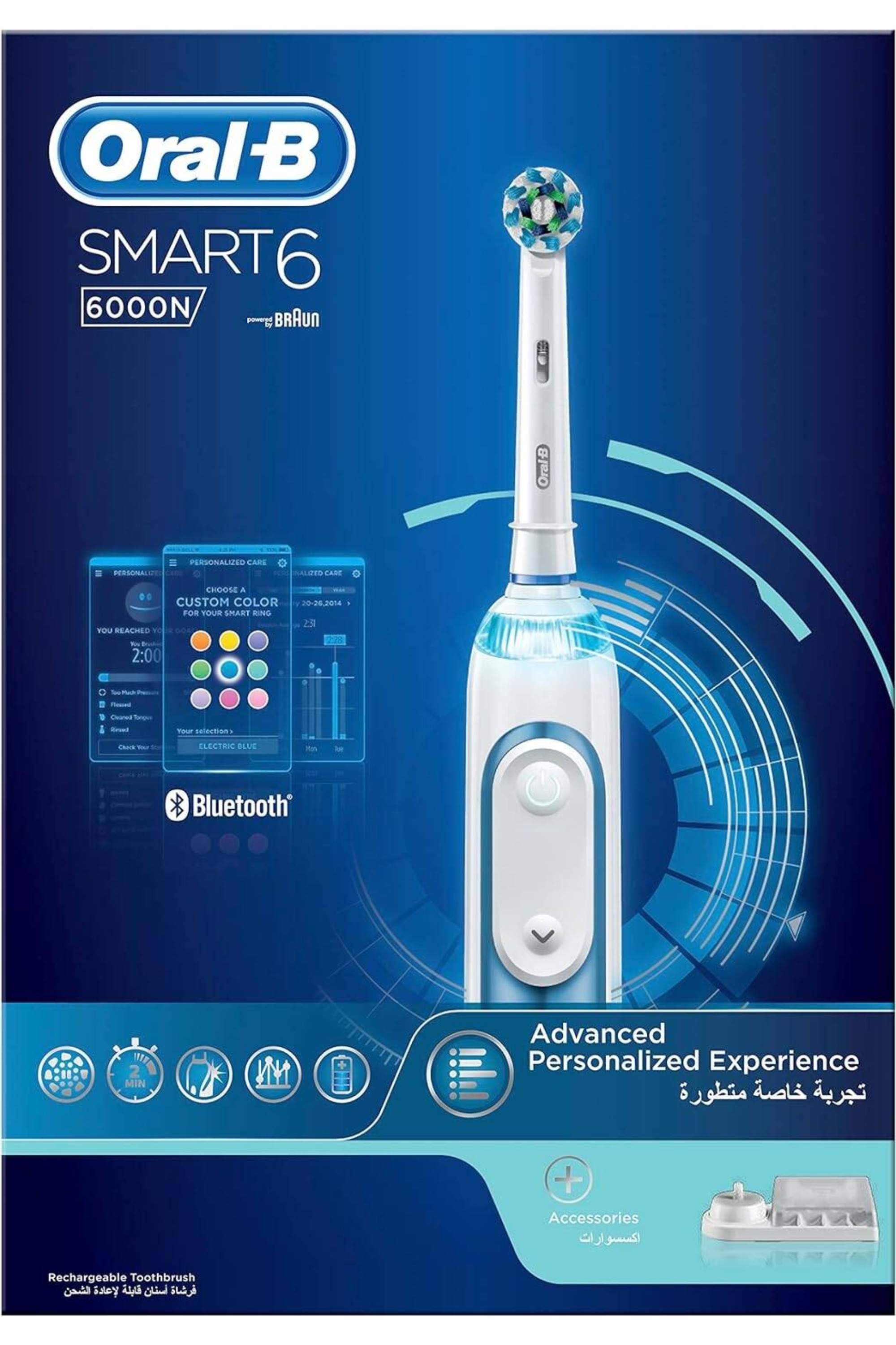 ORAL B SMART 6 6000N BLUETOOTH TOOTHBRUSH
