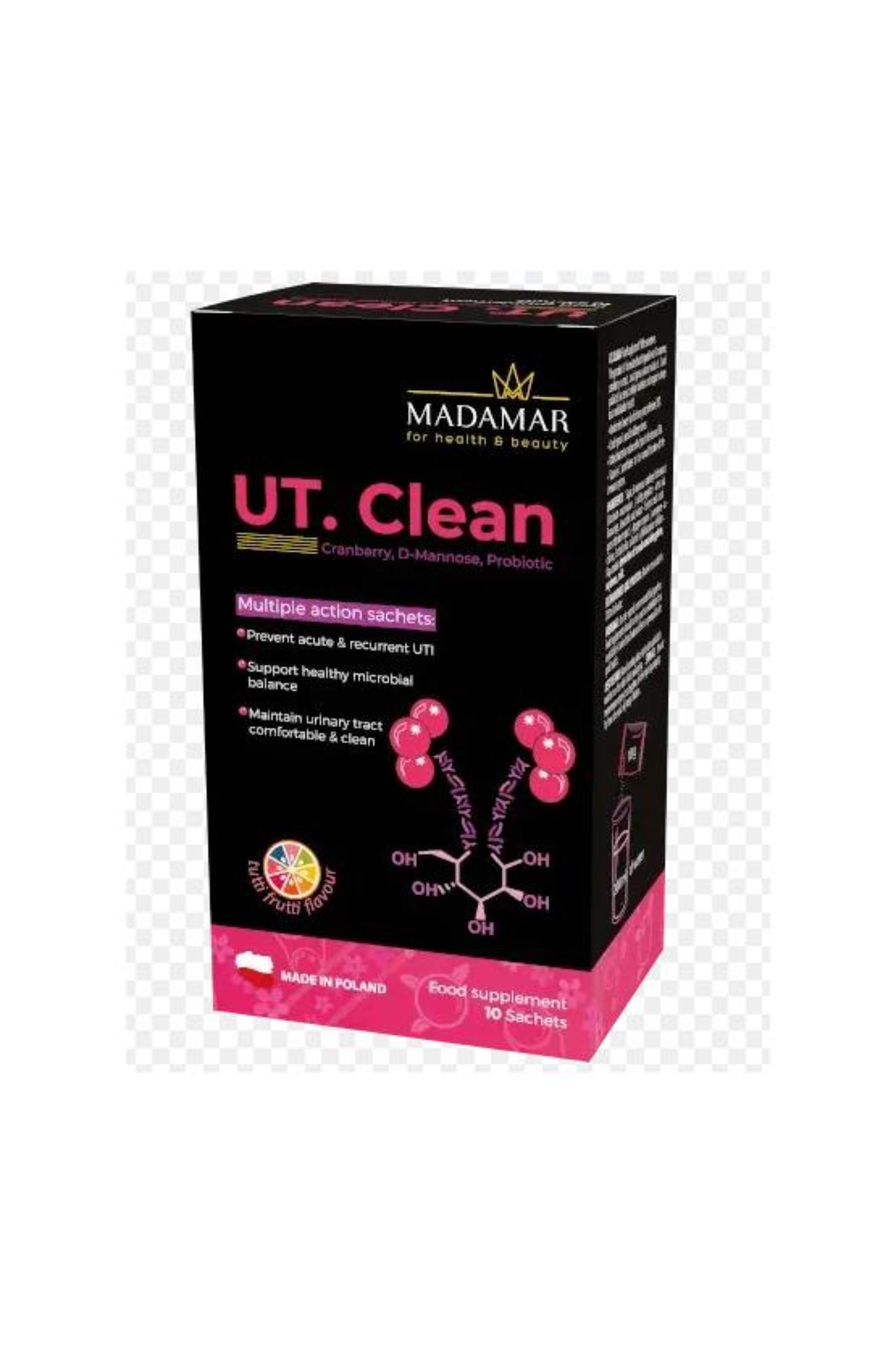 UT. Clean (Cranberry, D-Mannose, Probiotic)