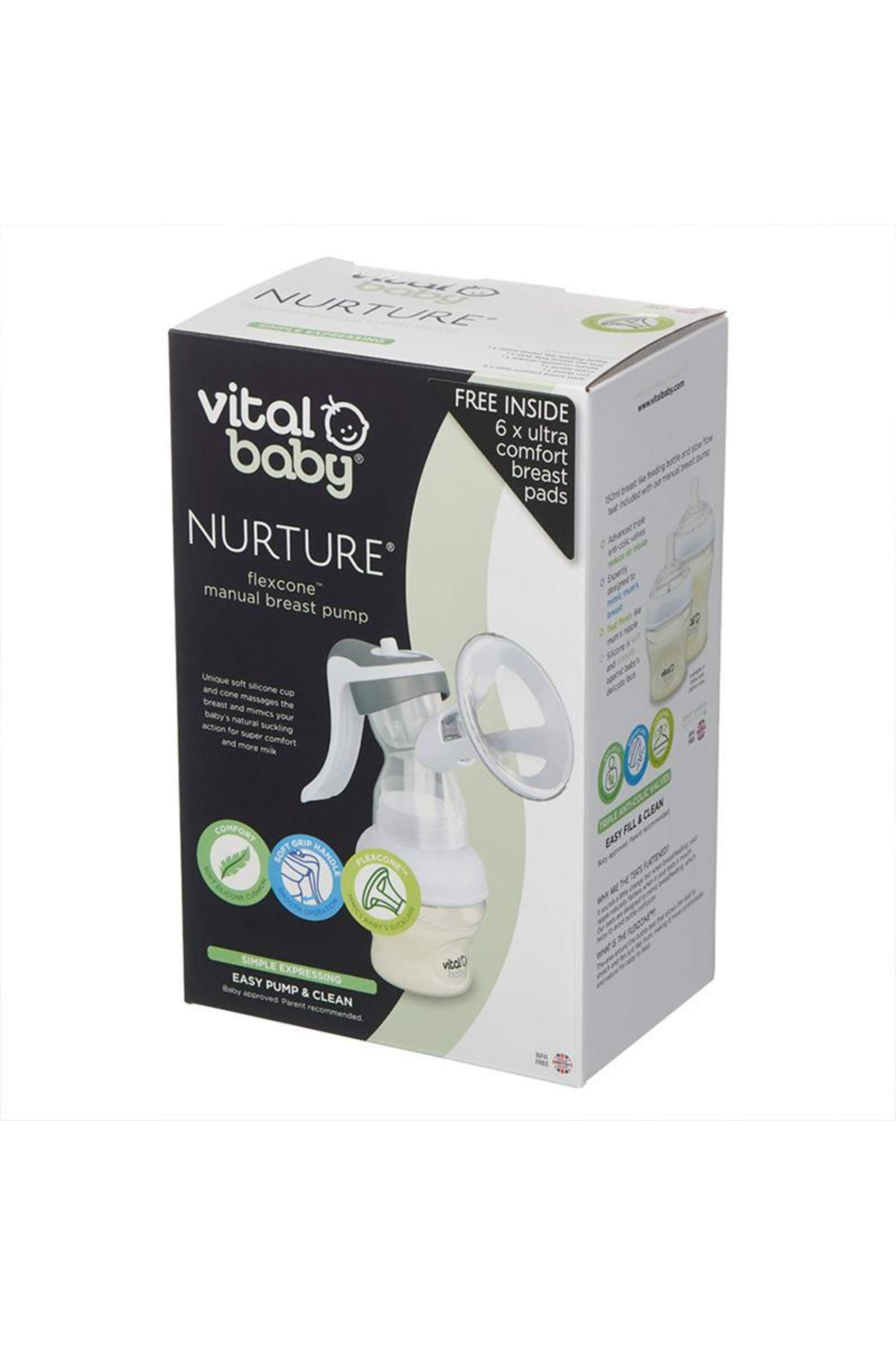 VITAL BABY NURTURE FLEXCONE MANUAL BREAST PUMP