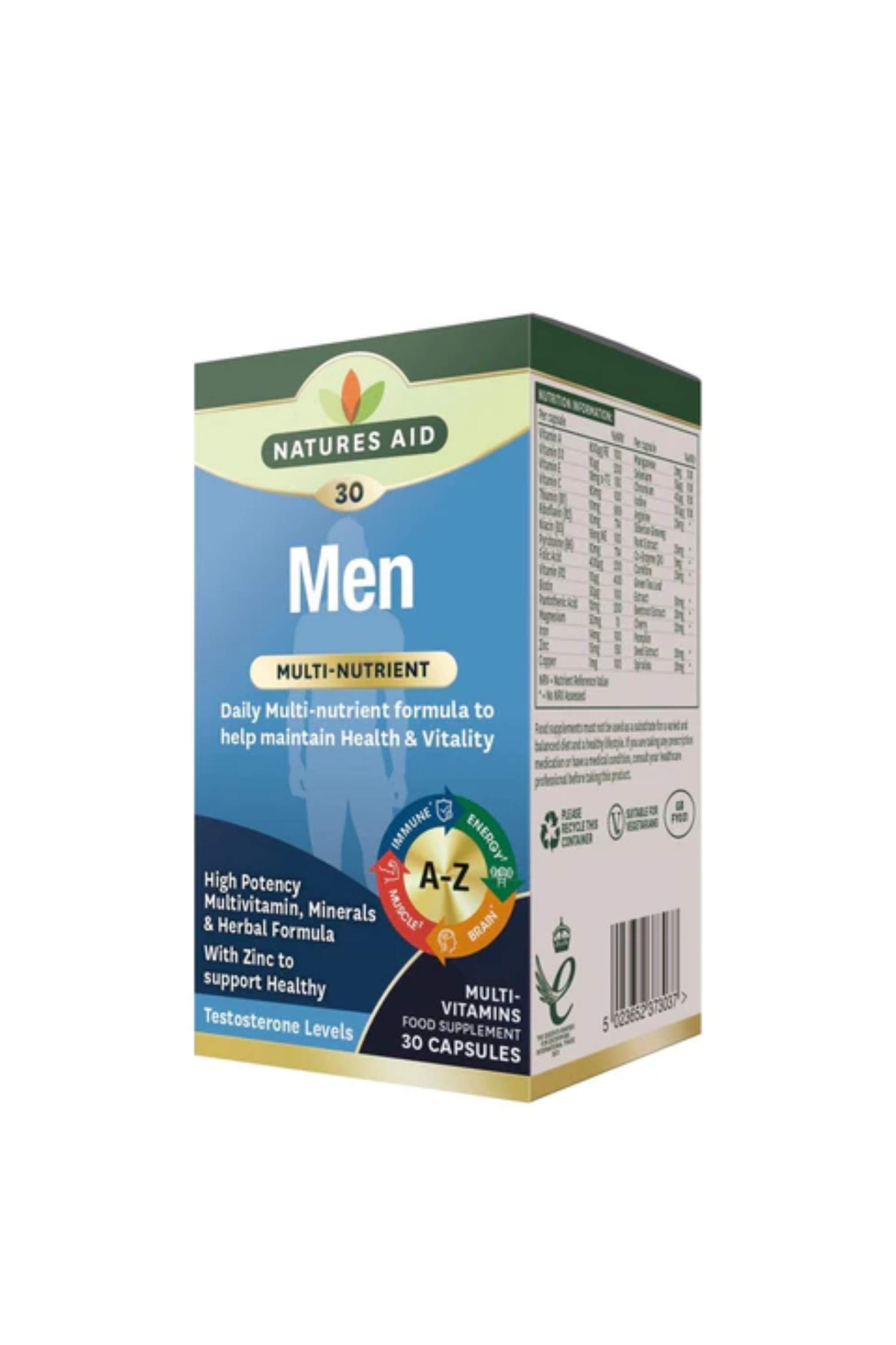 NATURE AID MEN MULTI VITAMIN 30S CAP