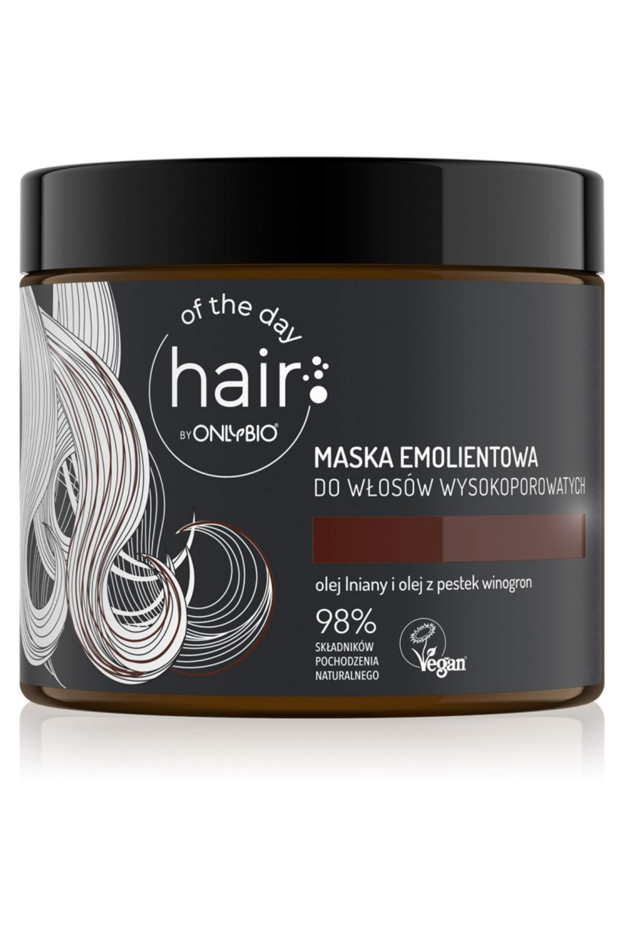 HAIR OF THE DAY EMOLLIENT MASK FOR HIGH POROSITY 400ML