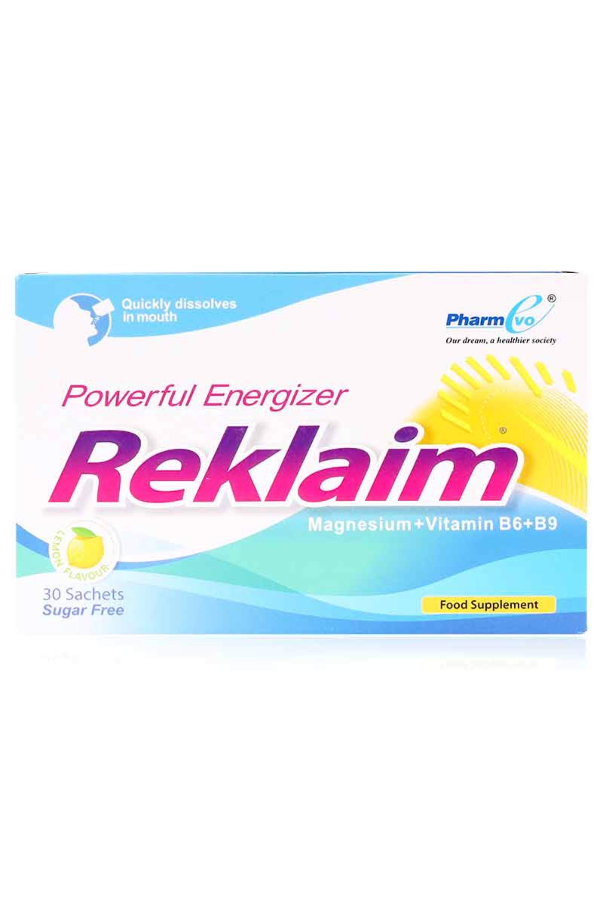 Reklaim mg+b6+b9 30 sachets