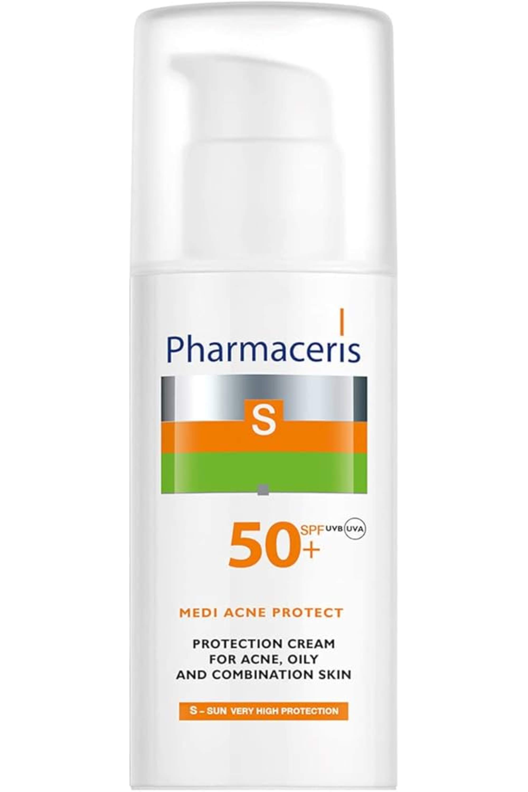 PHARMACERIS ACNE,OILY and COMBINATION SKIN PROTEC CREAM SPF 50+