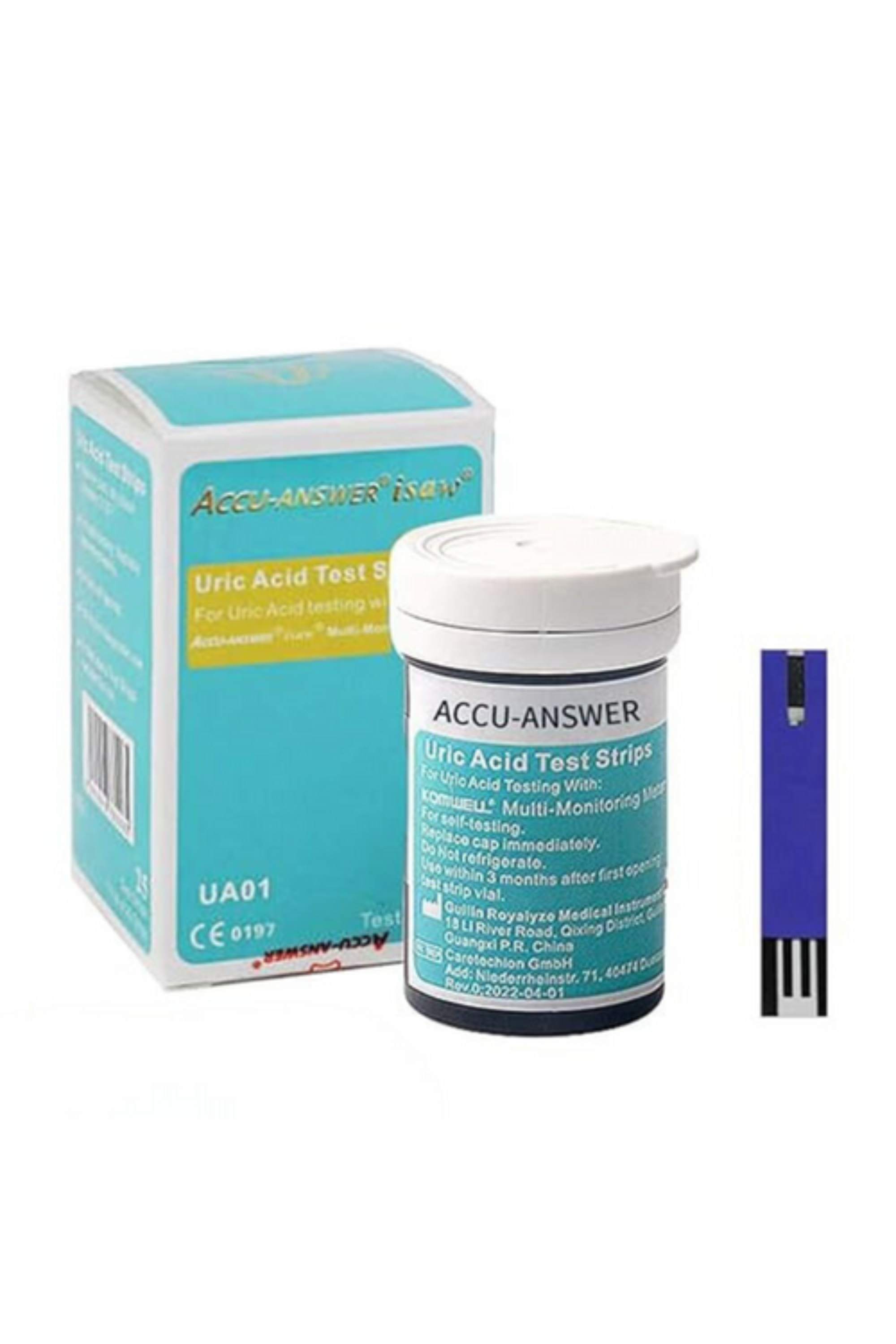 Accu-Answer uric Acid Test Strips (25)