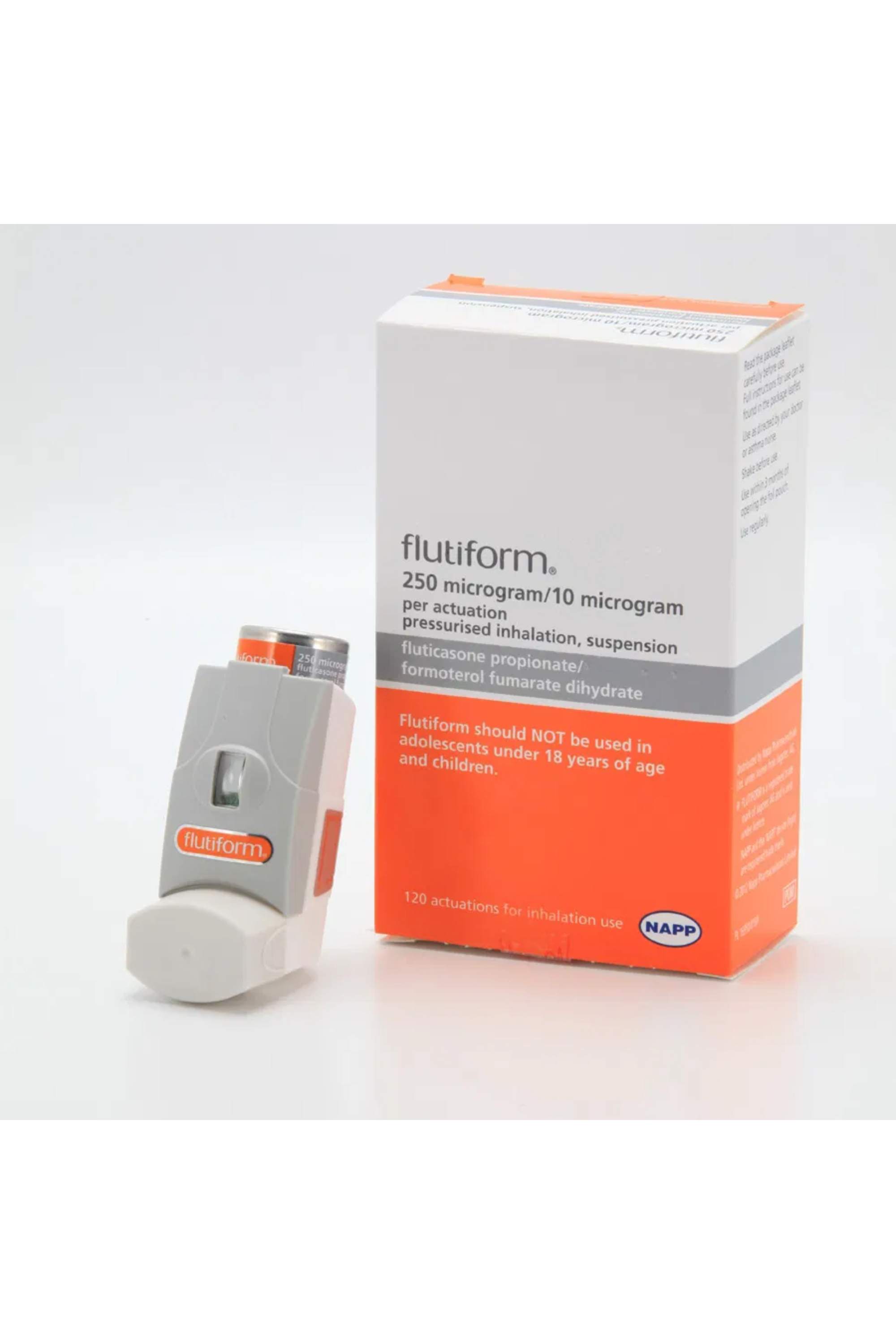 FLUTIFORM 250MCG/10MCG 120'S INH.