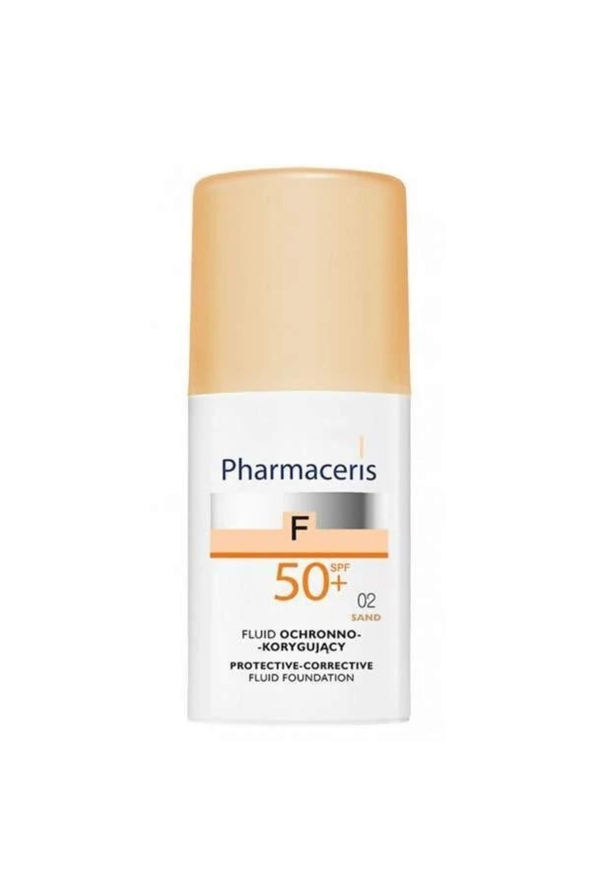 PHARMACERIS PROTEC. CORR. FLUID FOUNDATION 50+ 02 SAND
