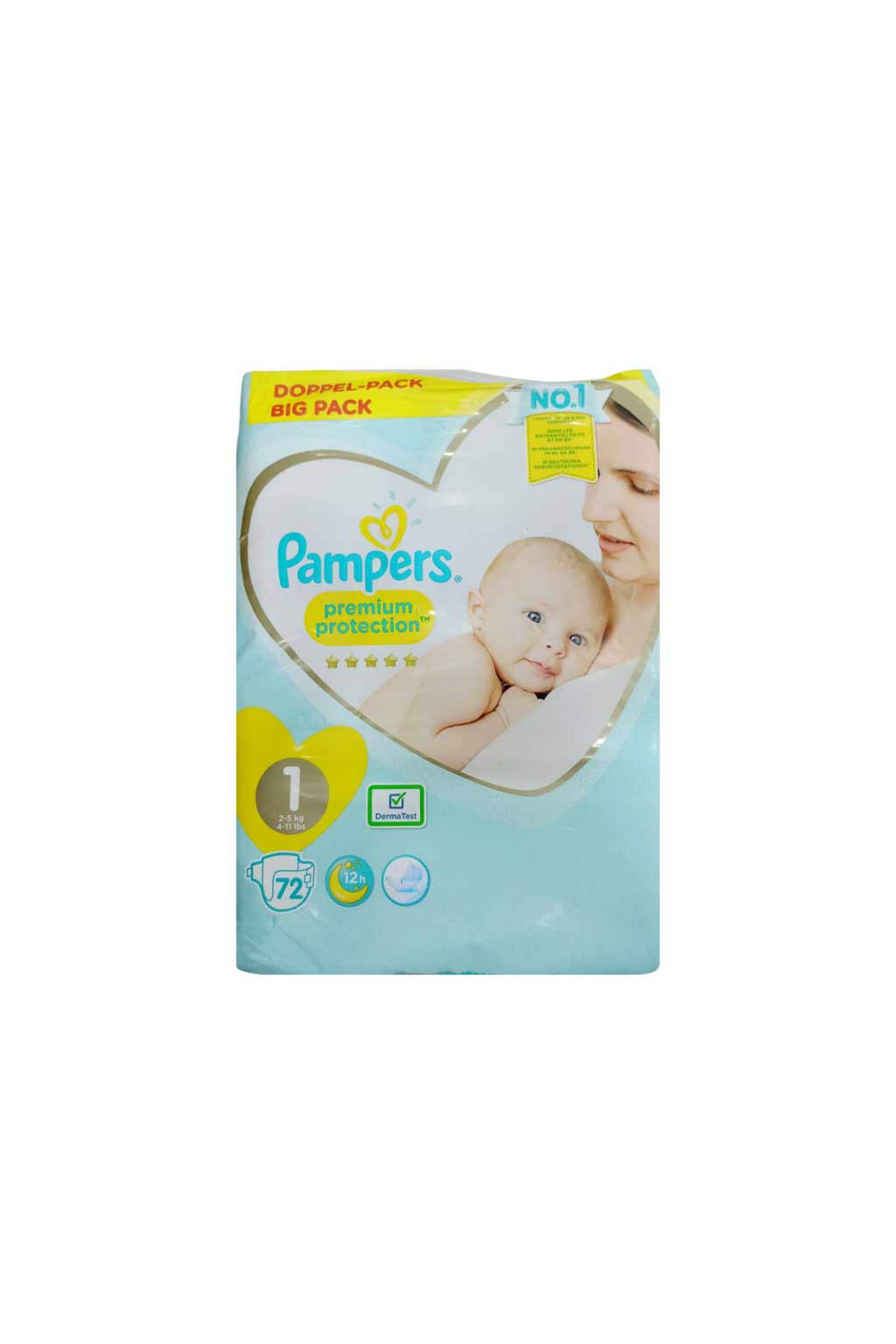PAMPERS PREMIUM CARE DIAPERS S1 72'S (PCP)