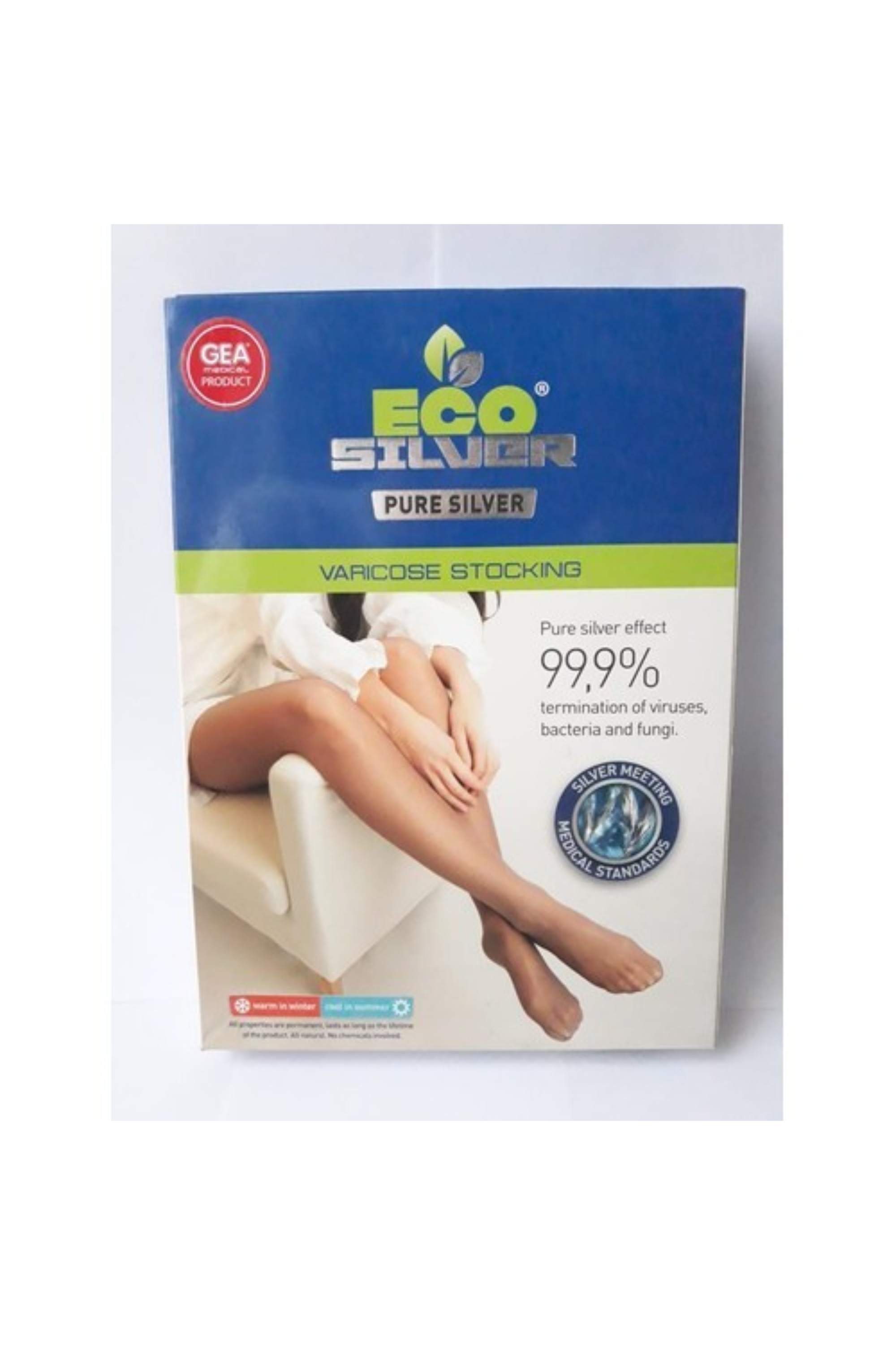 ECO-SILVER VARICOSE STOCKING