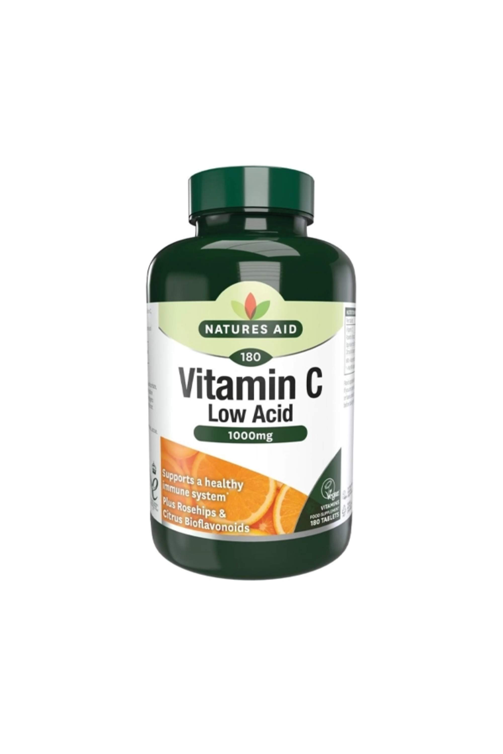NATURE'S AID VITAMIN C 1000MG LOW ACID TAB 30'S