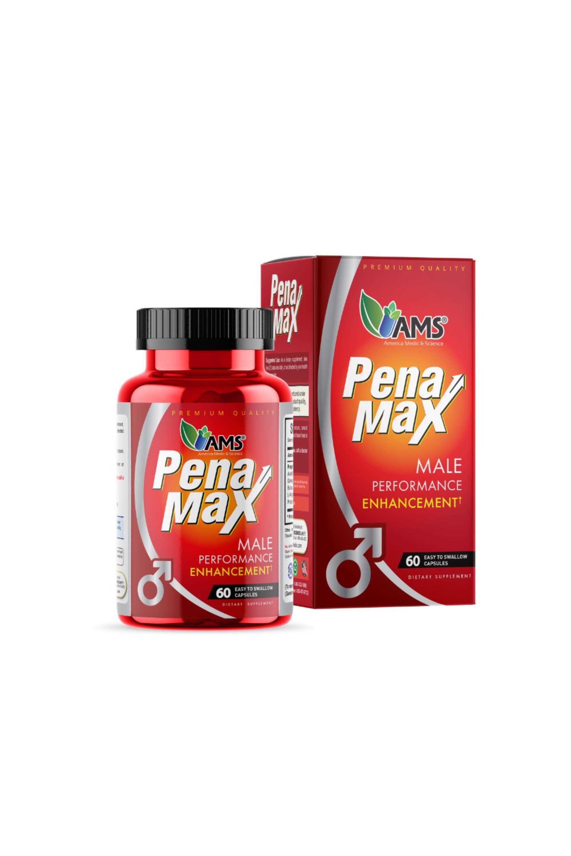 AMS PENA MAX CAPSULES 60'S
