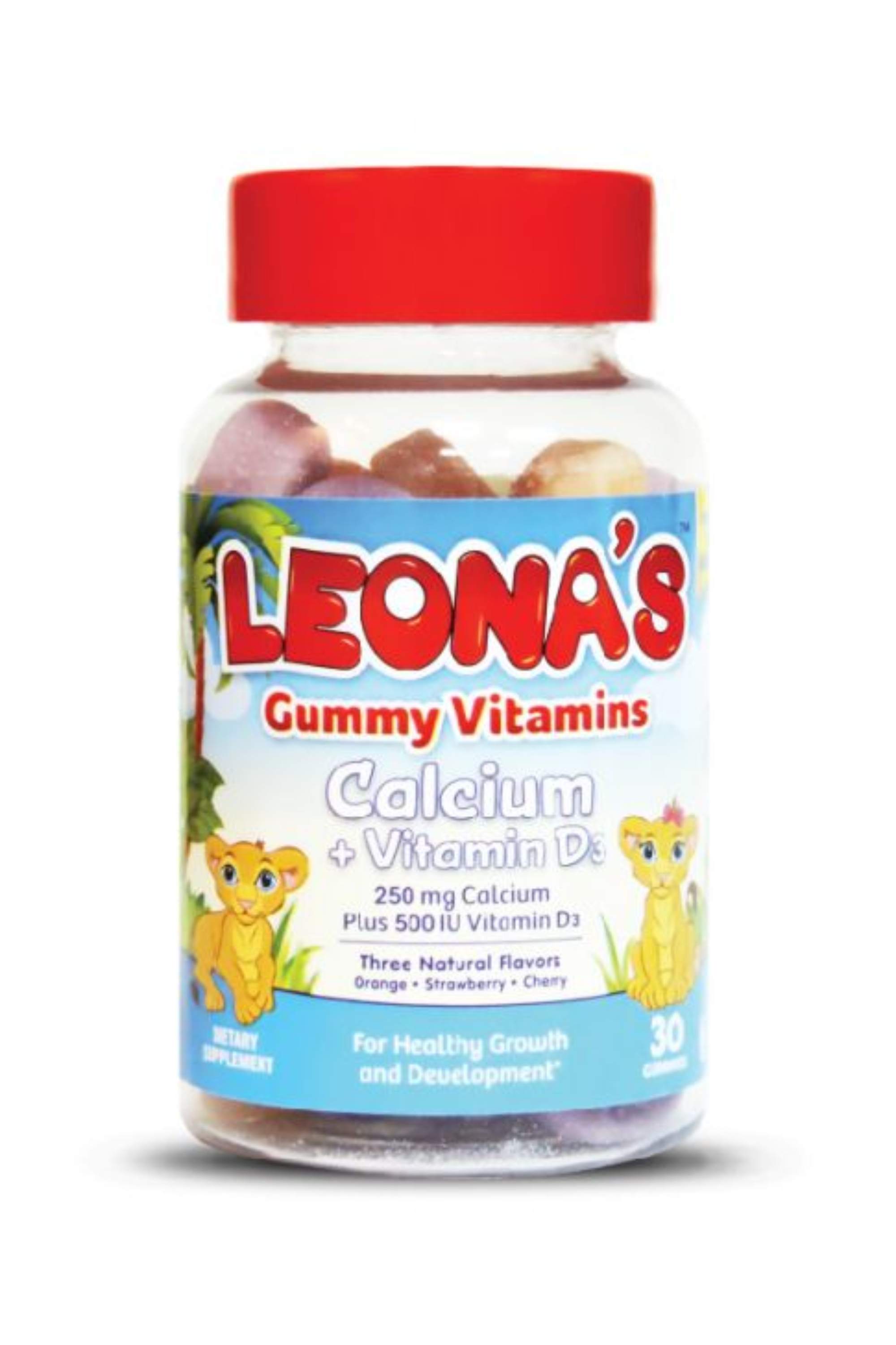 LEONA'S GUMMY VITAMIN-CAlCIUM+VIT D3 30'S