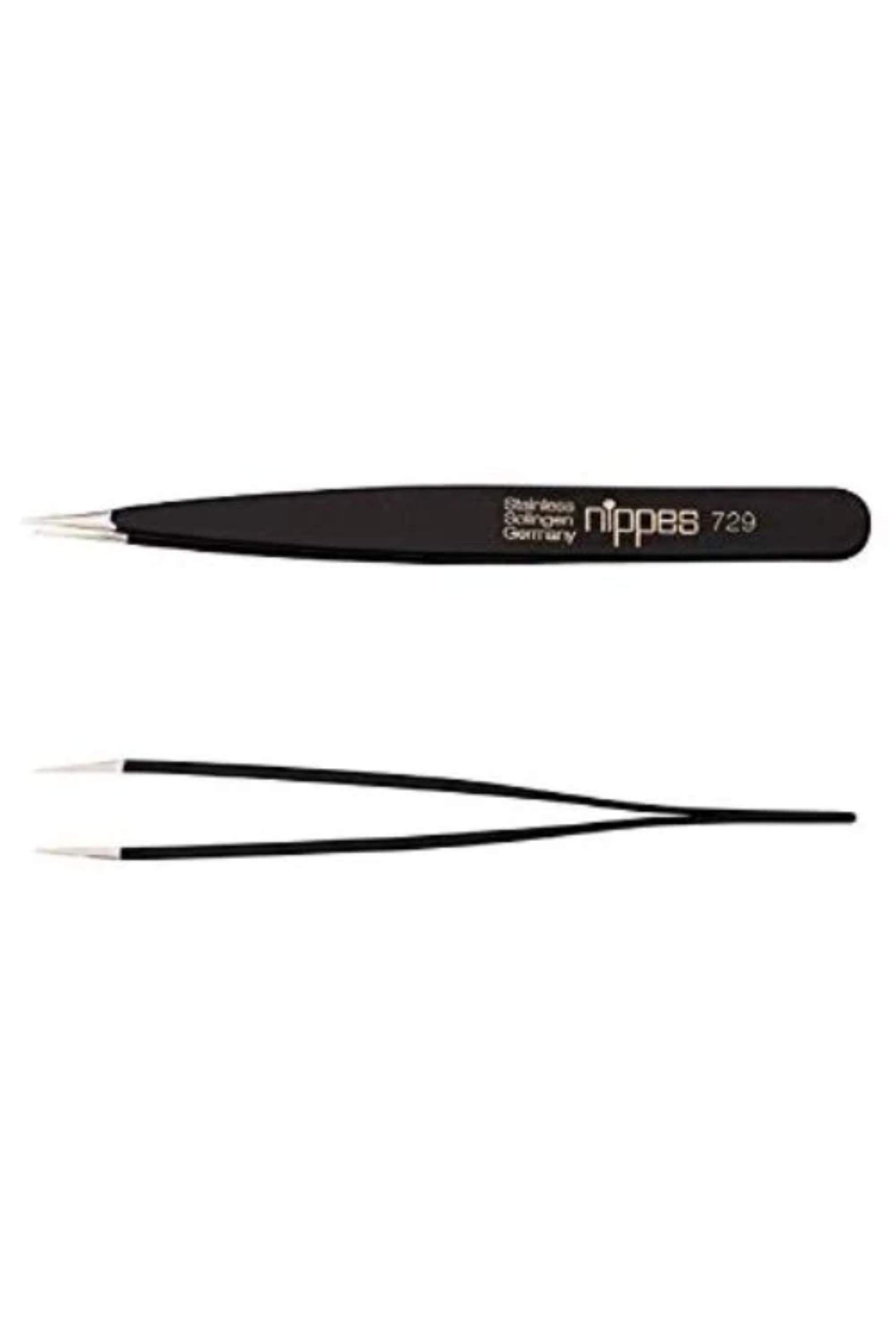 NIPPES TWEEZER POINTED STAINLESS 729