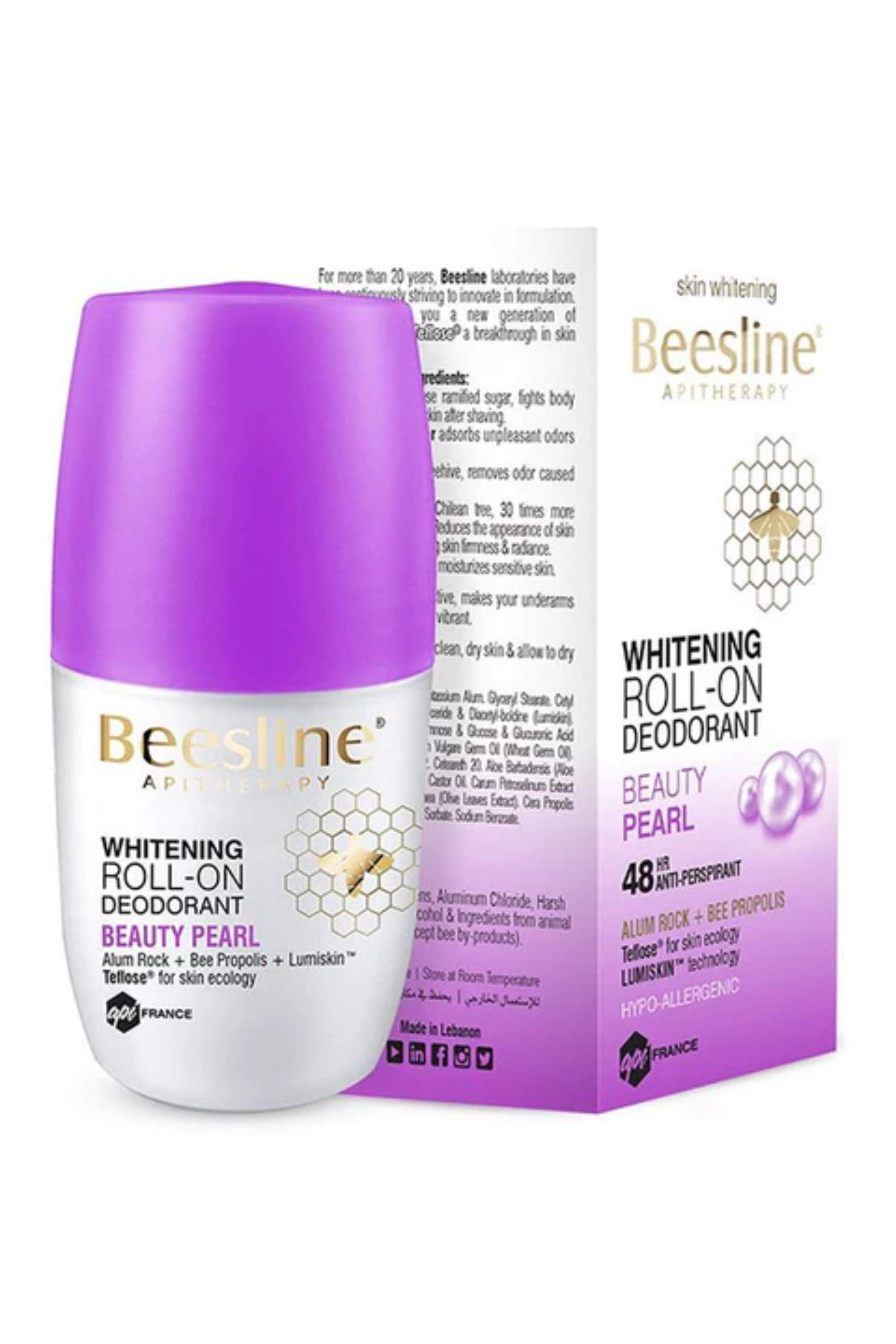 BEESLINE DEO ROLL ON WHITENING BEAUTY PEARL