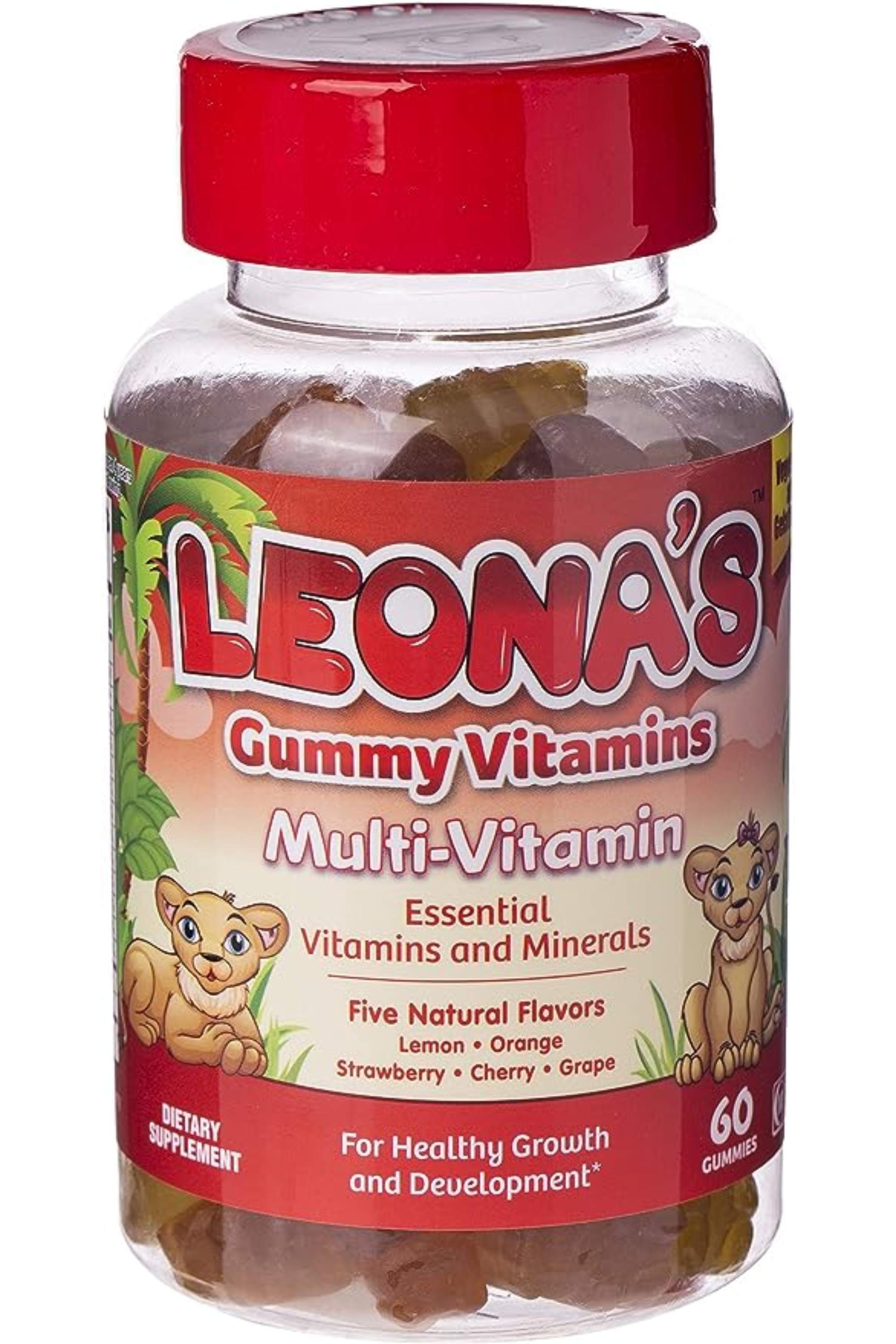 LEONA'S GUMMY VITAMINS -MULTIVITAMINS 60'S