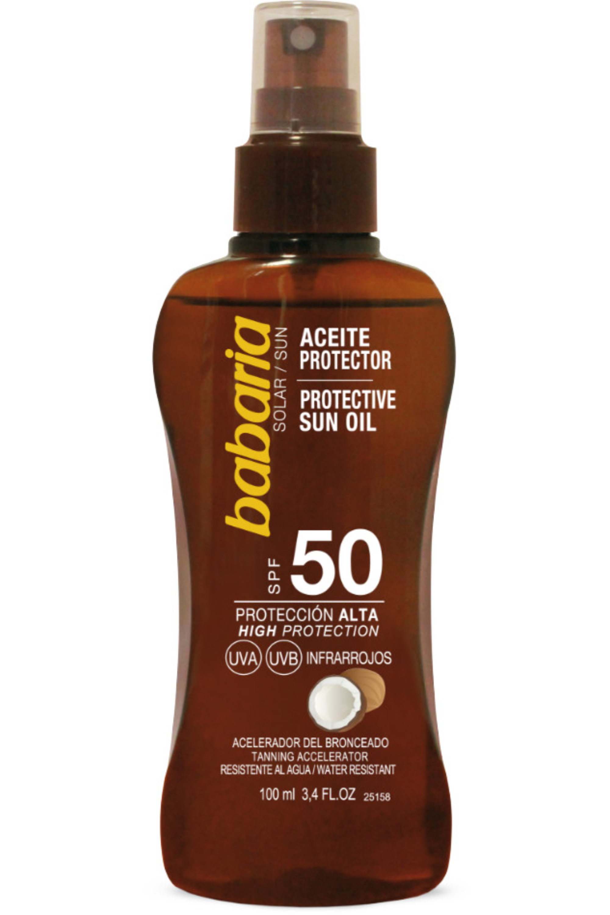 BABARIA COCO PROT.SUN OIL SPF50 100ML