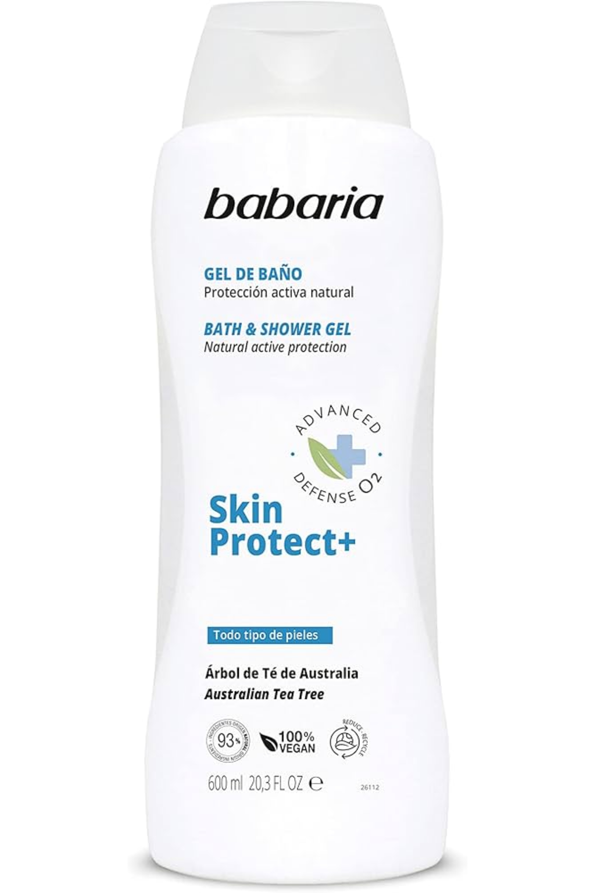BABARIA BATH AND SHOWER GEL SKIN PROTECT+600ML