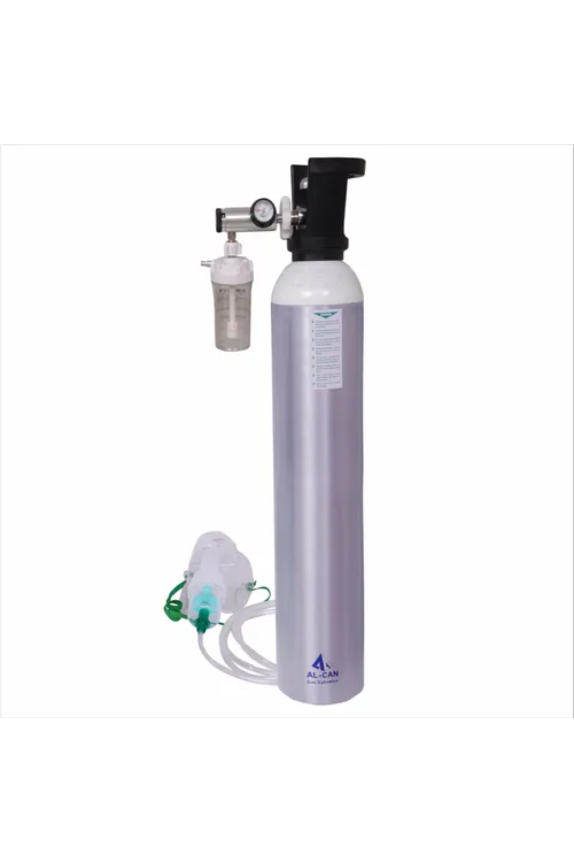 OXYGEN CYLINDER [10L/1500L] + CGI REG +HUM +BAG ALCAN (116368)