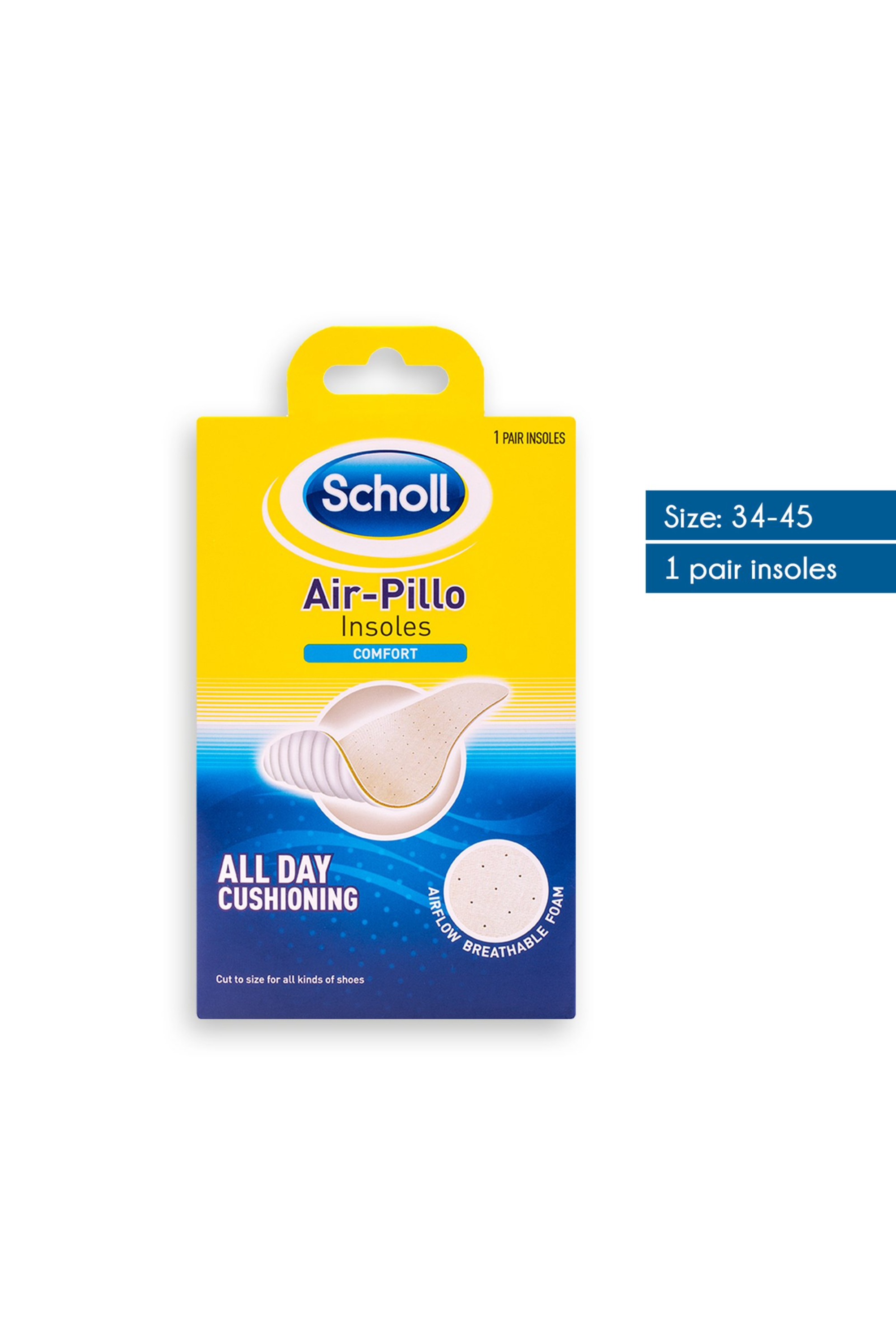 SCHOLL AIR PILLO COMFORT INSOLE (10000773)