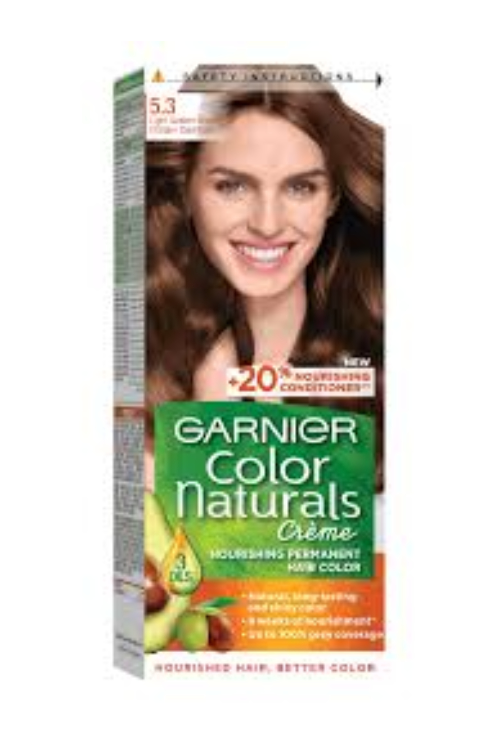 GARNIER COLOR NATURALS 5.3 LIGHT GOLDEN BROWN (C1865)