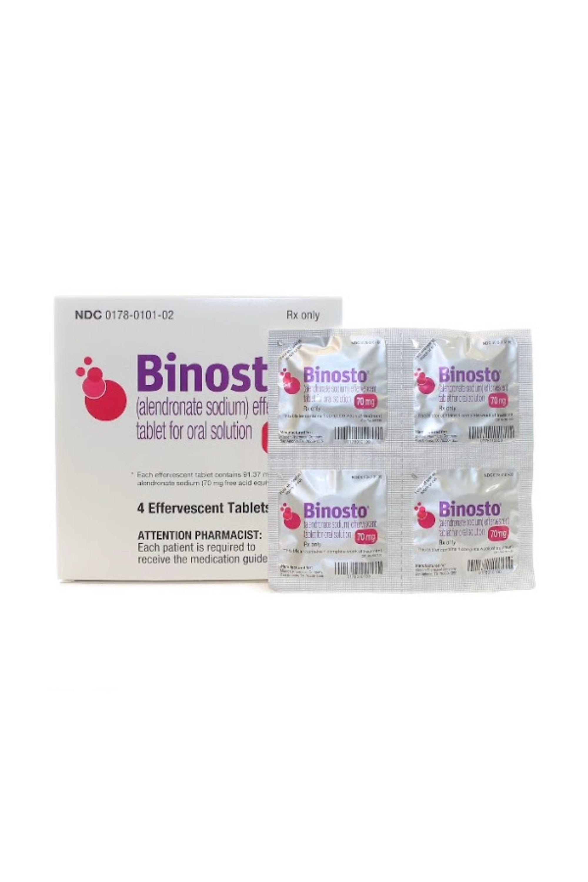 BINOSTO 70MG EFF. TABS 4'S