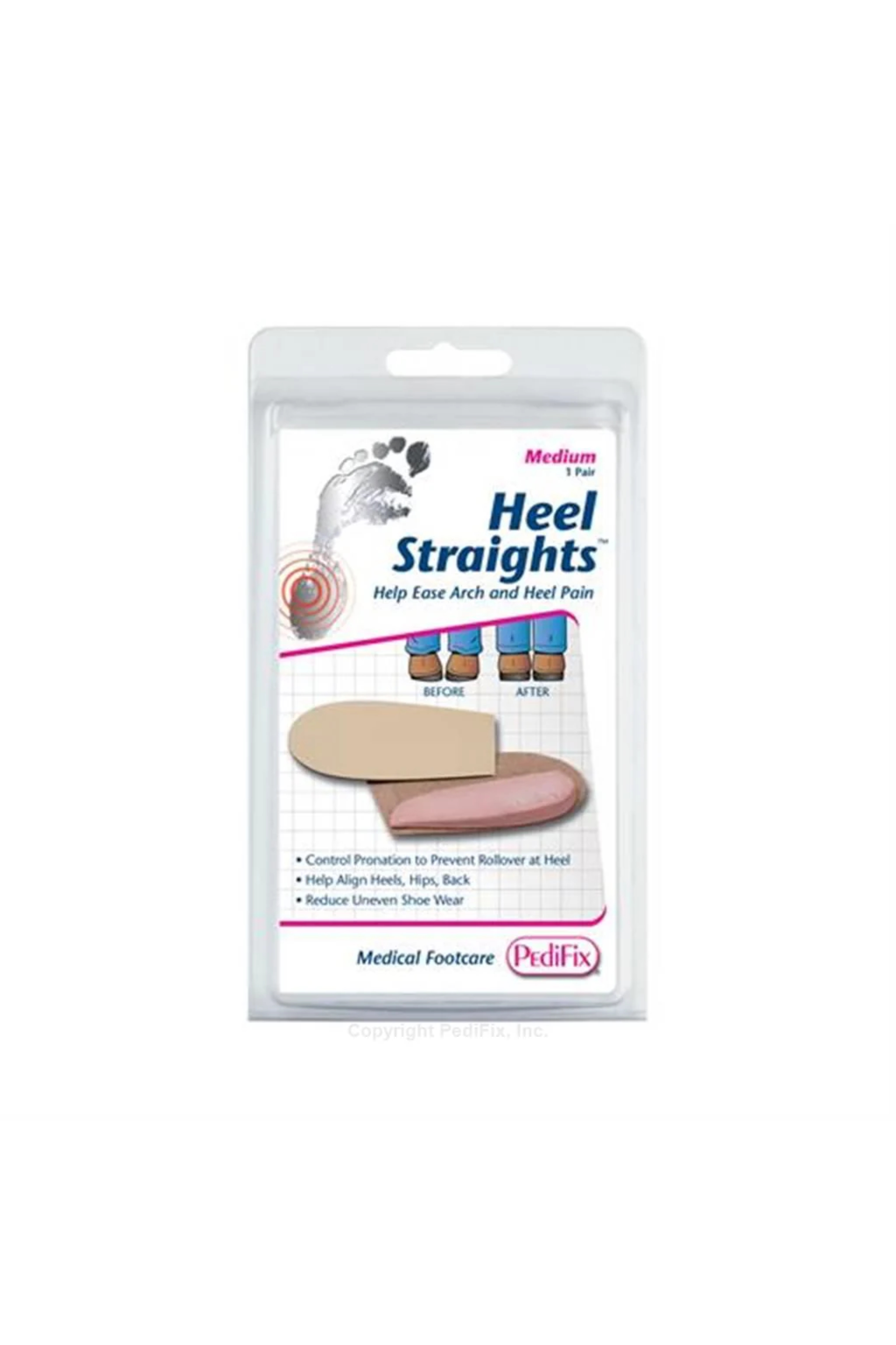 PEDIFIX HEEL STRAIGHT (M) P3165