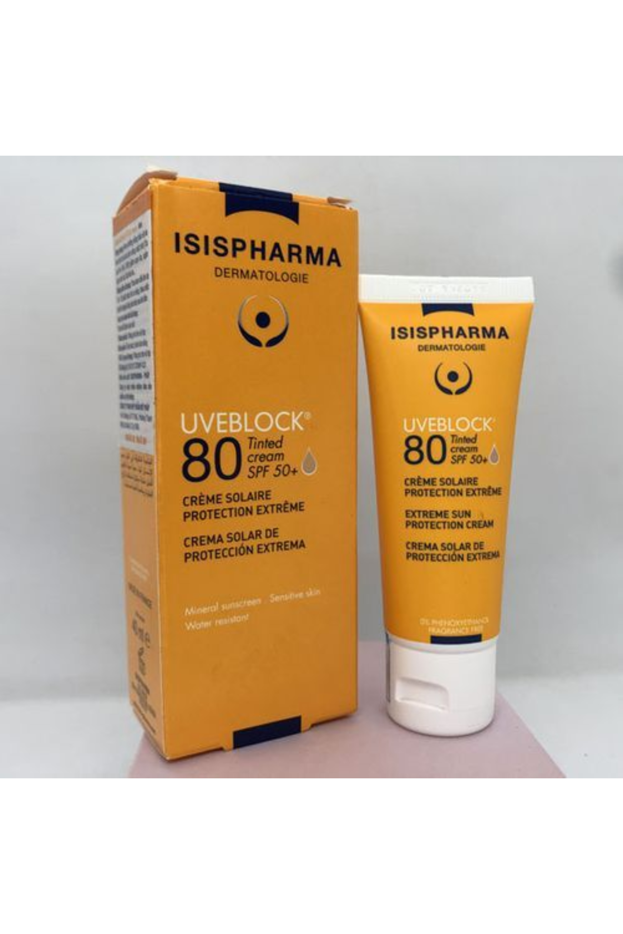 ISIS UVEBLOCK SPF 80 TINTED CREAM 40ML